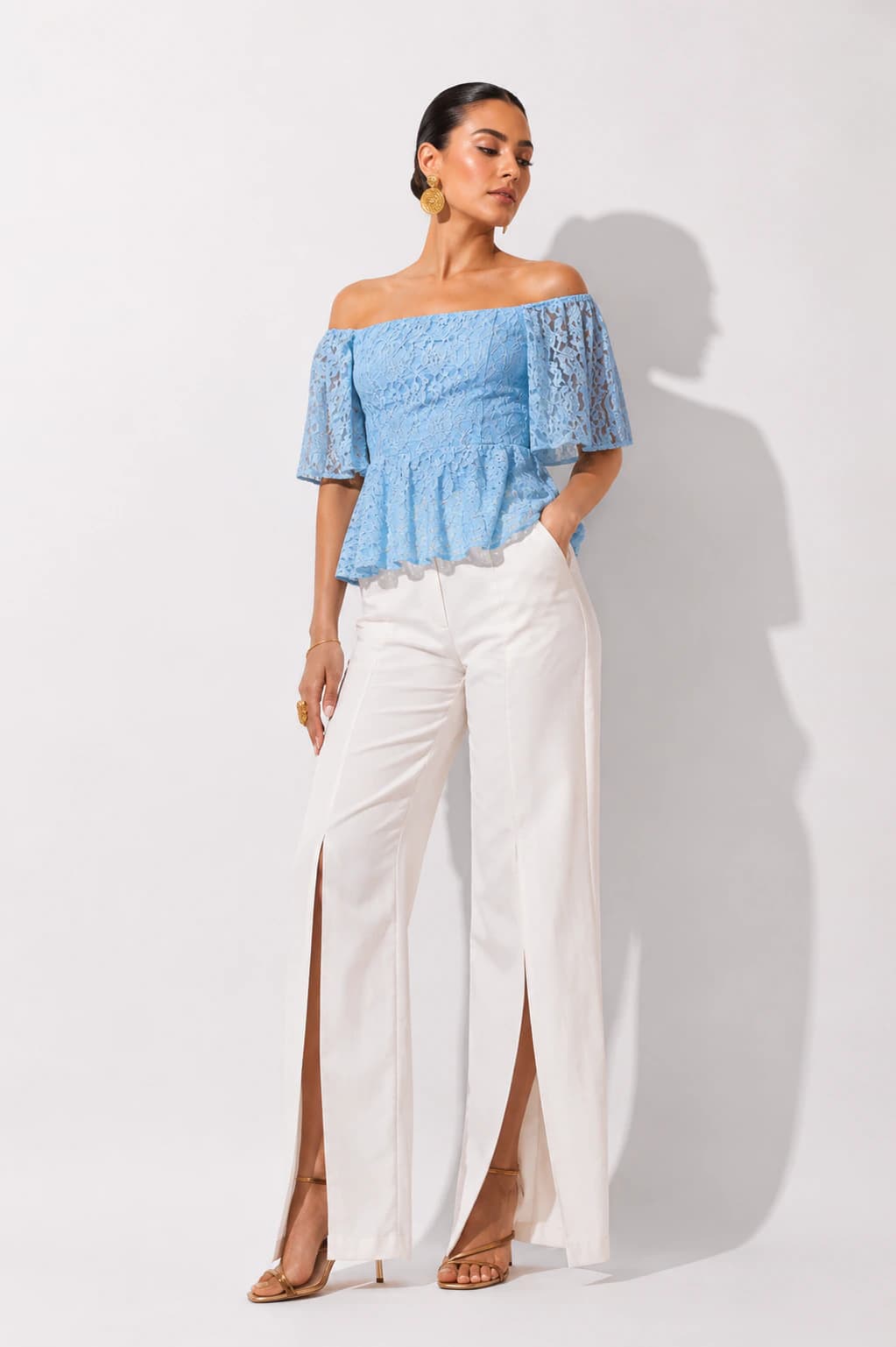 Blusa Thalia L Celeste - imagen 2