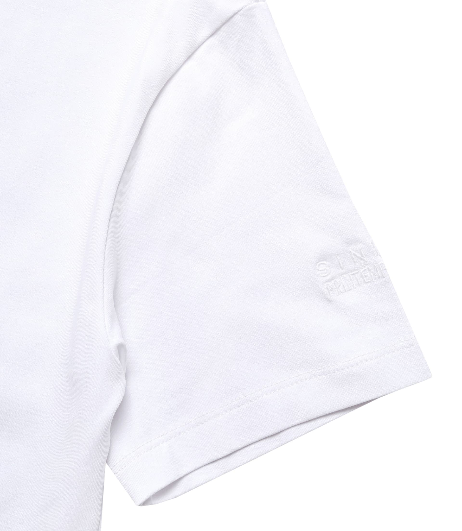 MONOGRAM SLIM WHITE T-SHIRT - imagen 4