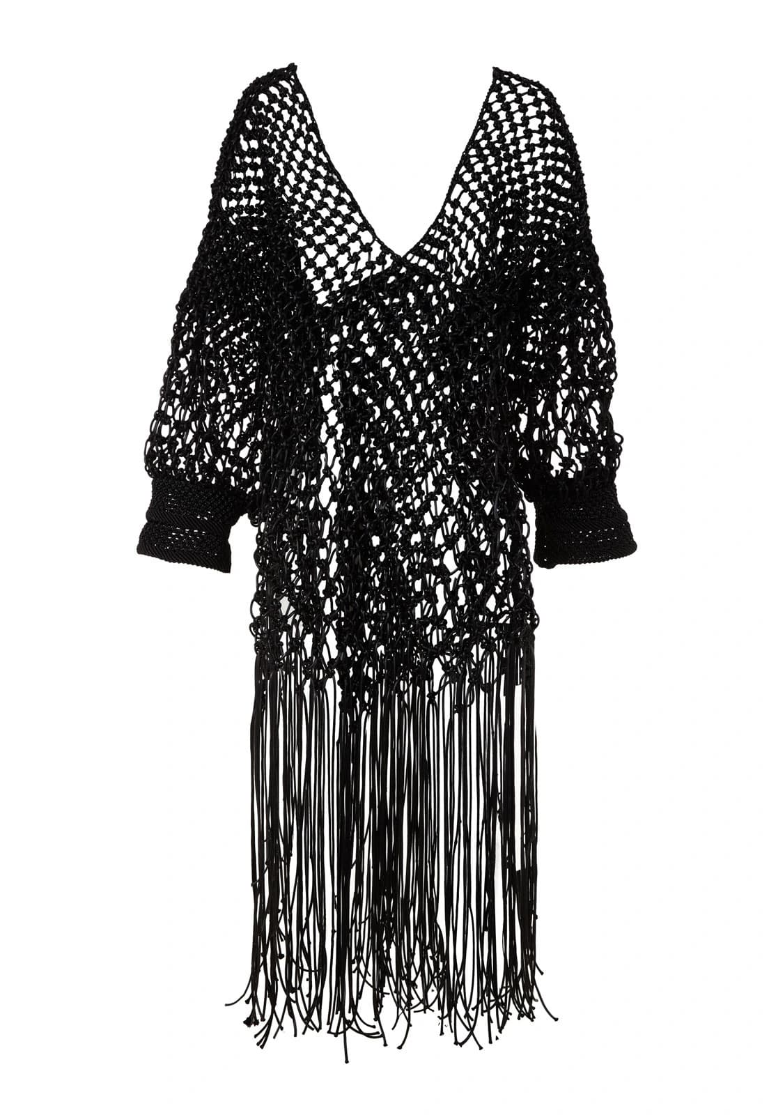 MACRAME MESH SHIRT