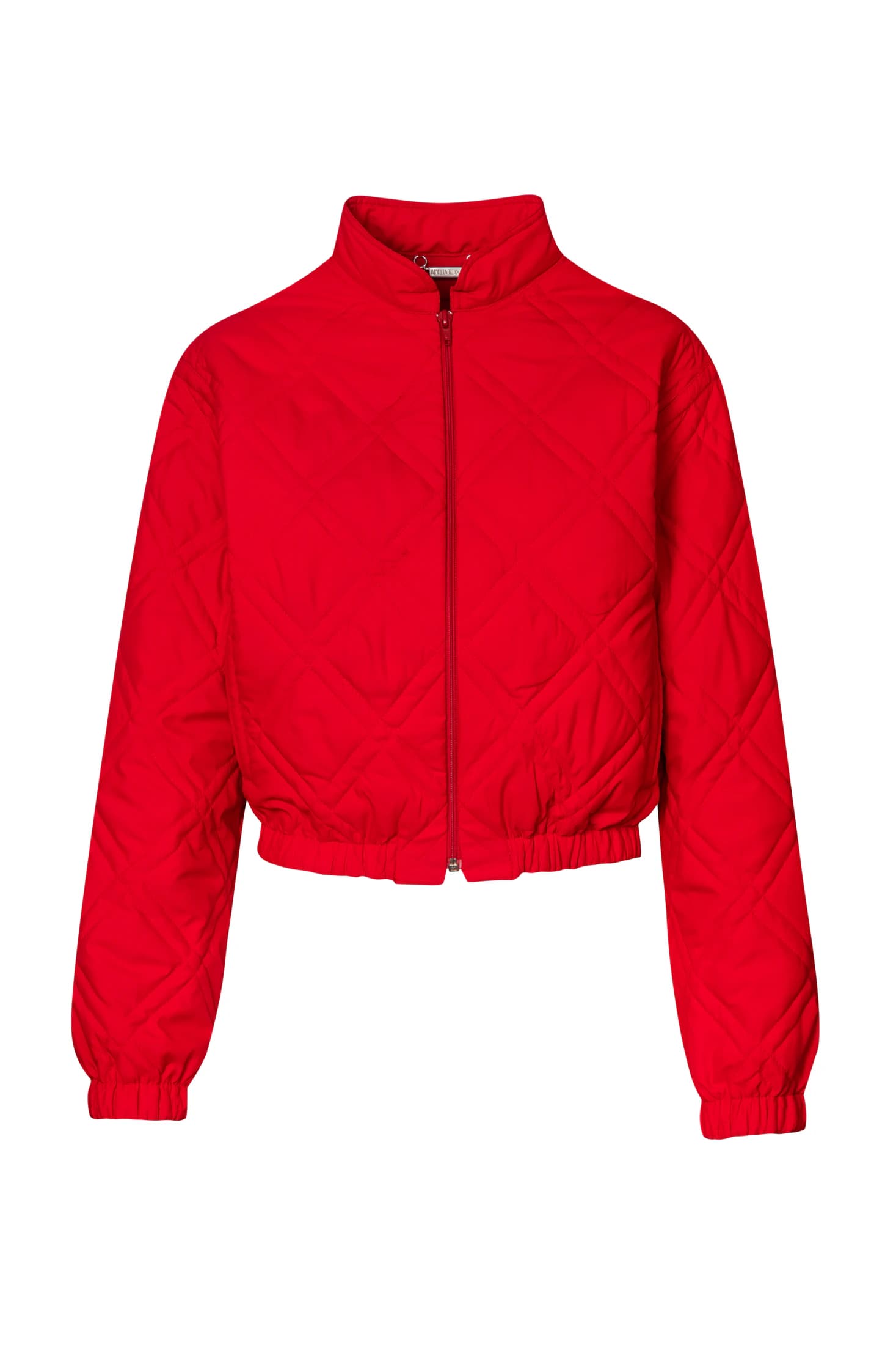 Quilted Cropped Bomber Jacket - imagen 2