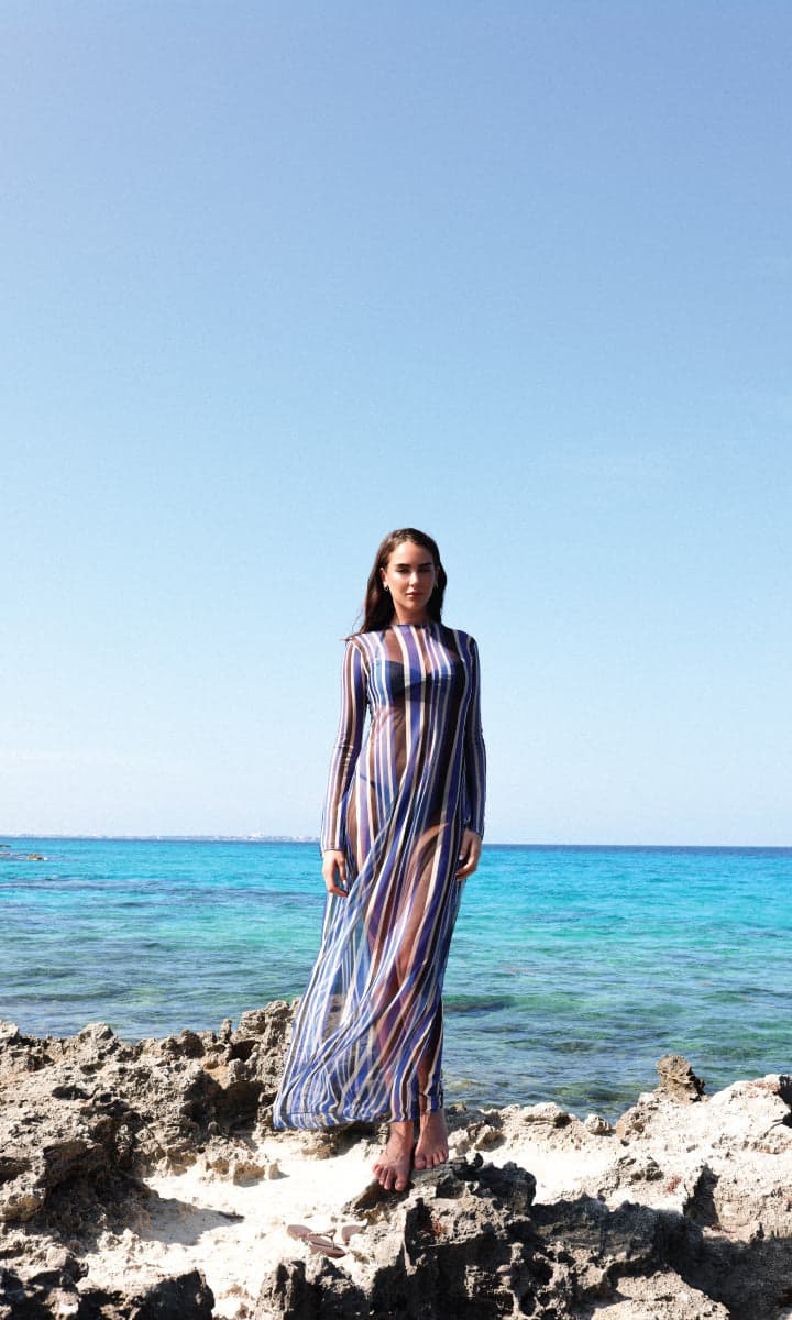 Vestido Glow Azul