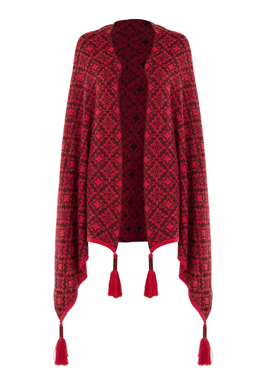 Foulard Mosaico – Rojo y Vino