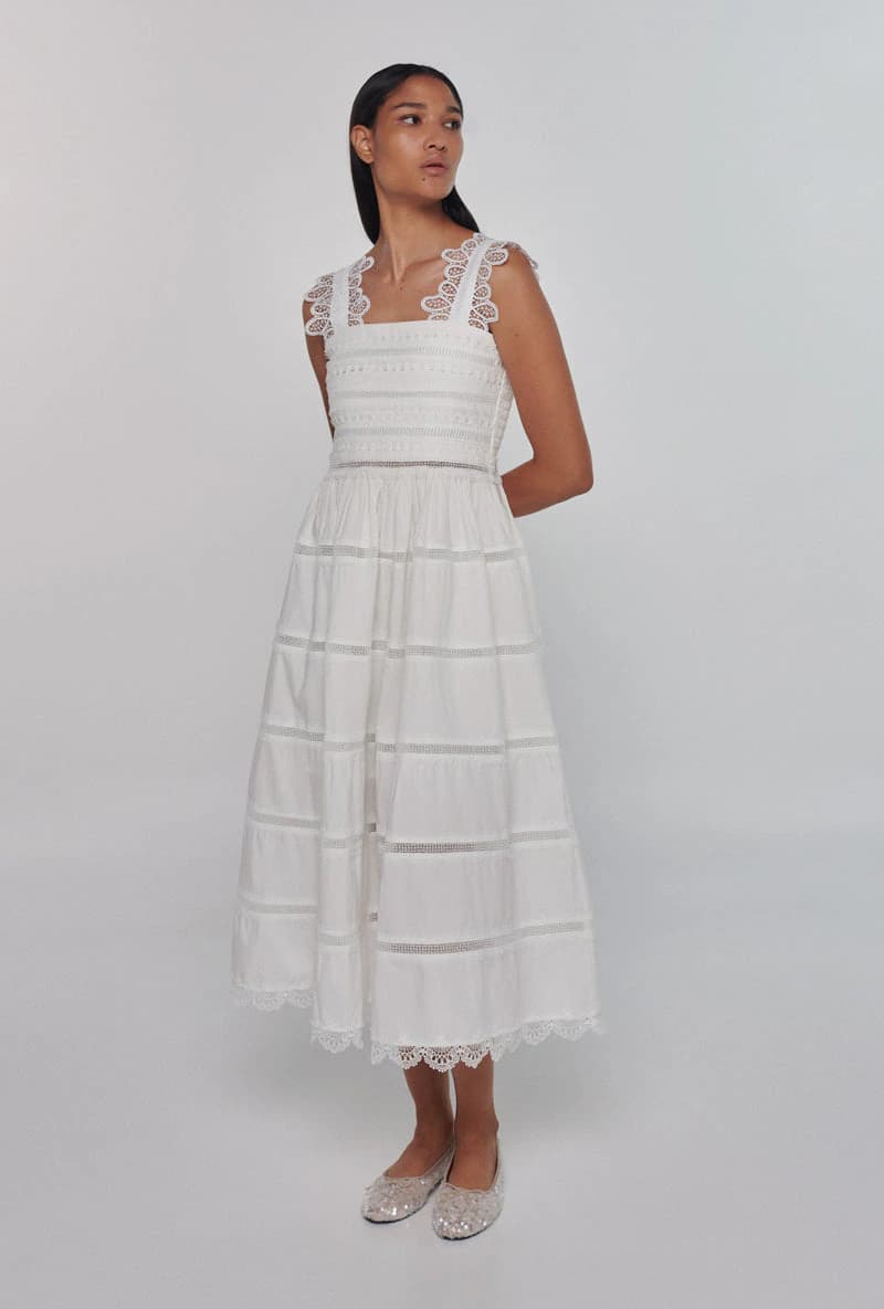 KATE DRESS WHITE - imagen 1