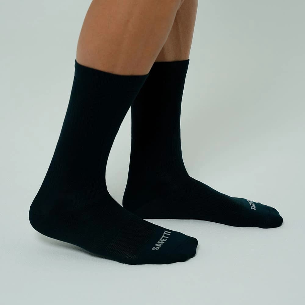 MEDIAS RUNNING PIERNA ELÁSTICA 8" VERDE PINO UNISEX - imagen 2