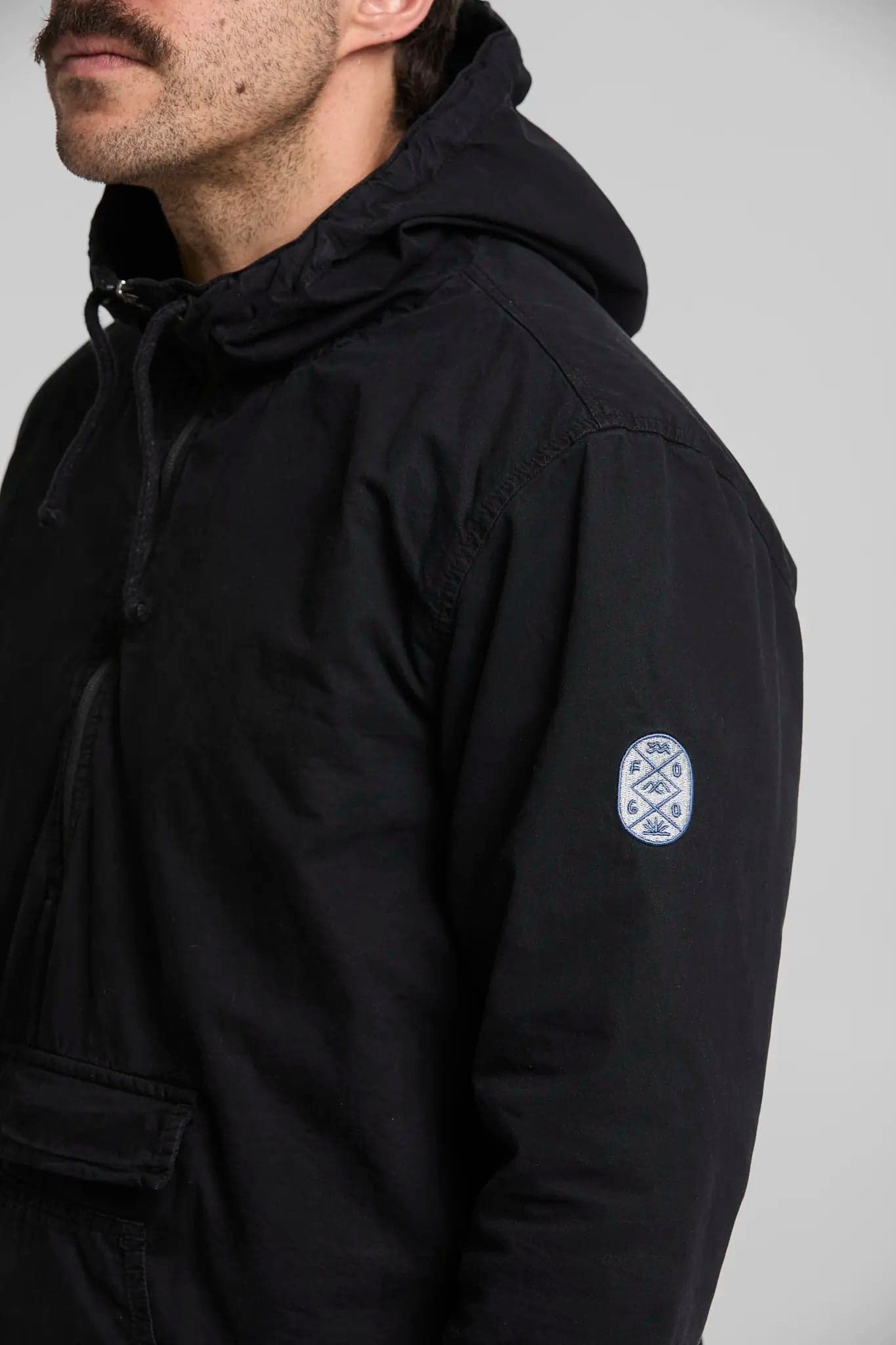Chaqueta Anorak Negra - imagen 4