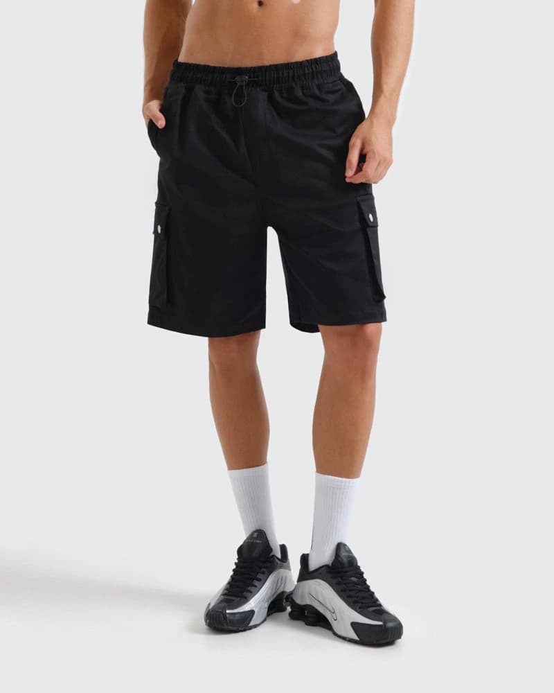 Bermuda Regular Black Streetwear - imagen 1
