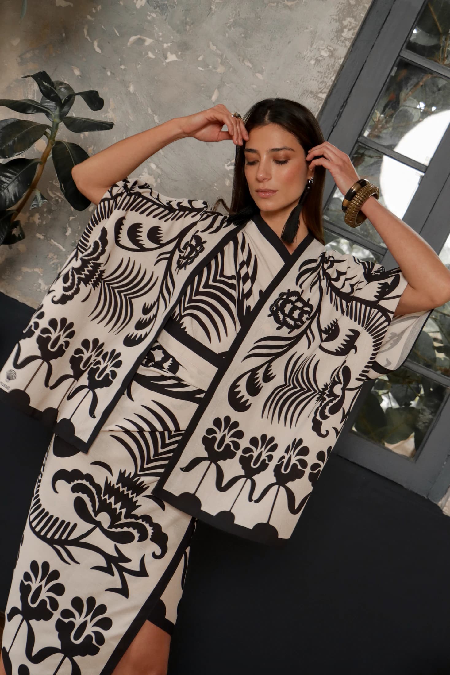 Set Agave Blanco, Lino - imagen 3