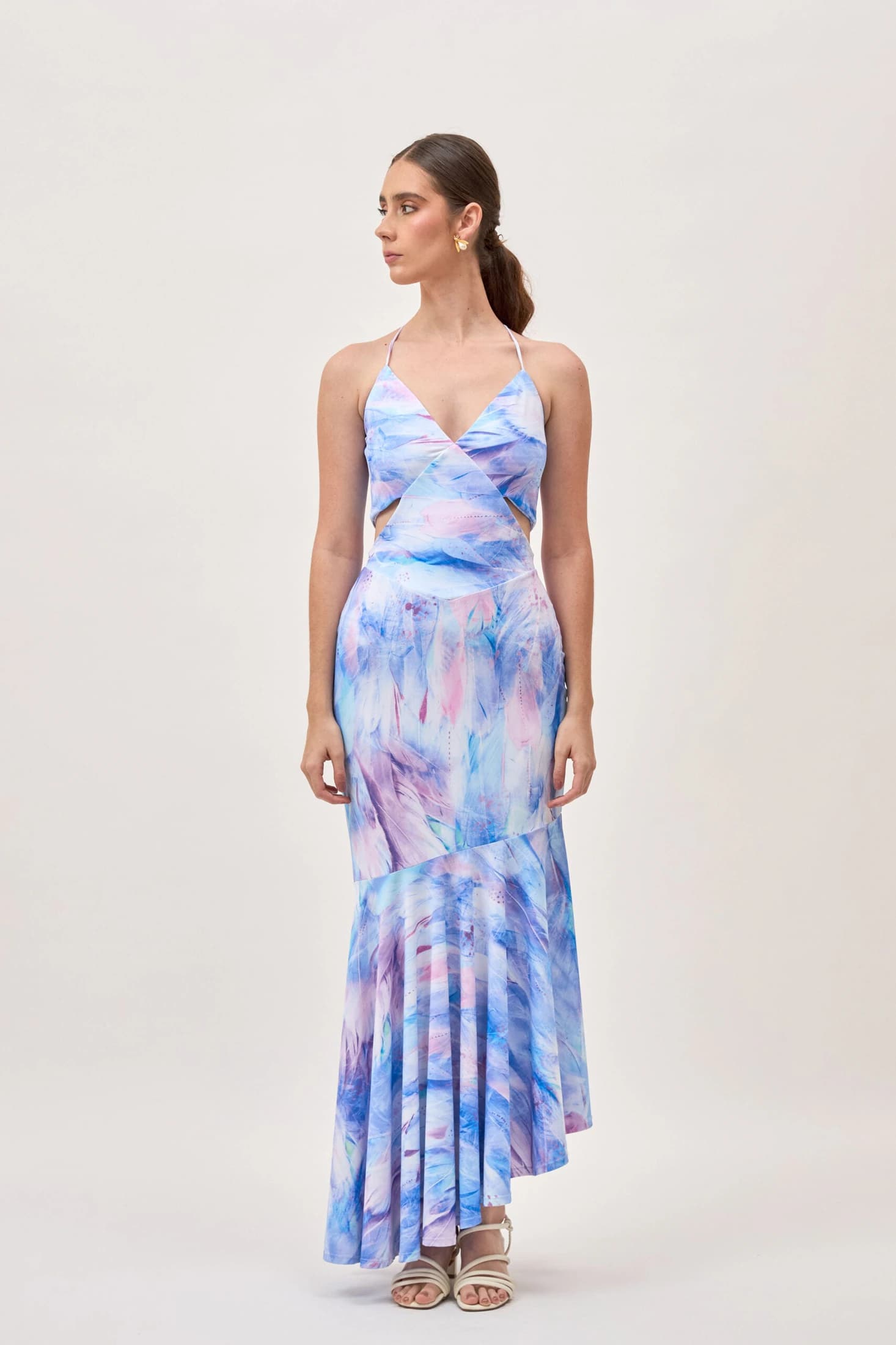 Vestido Oll Plumas Lila - imagen 10