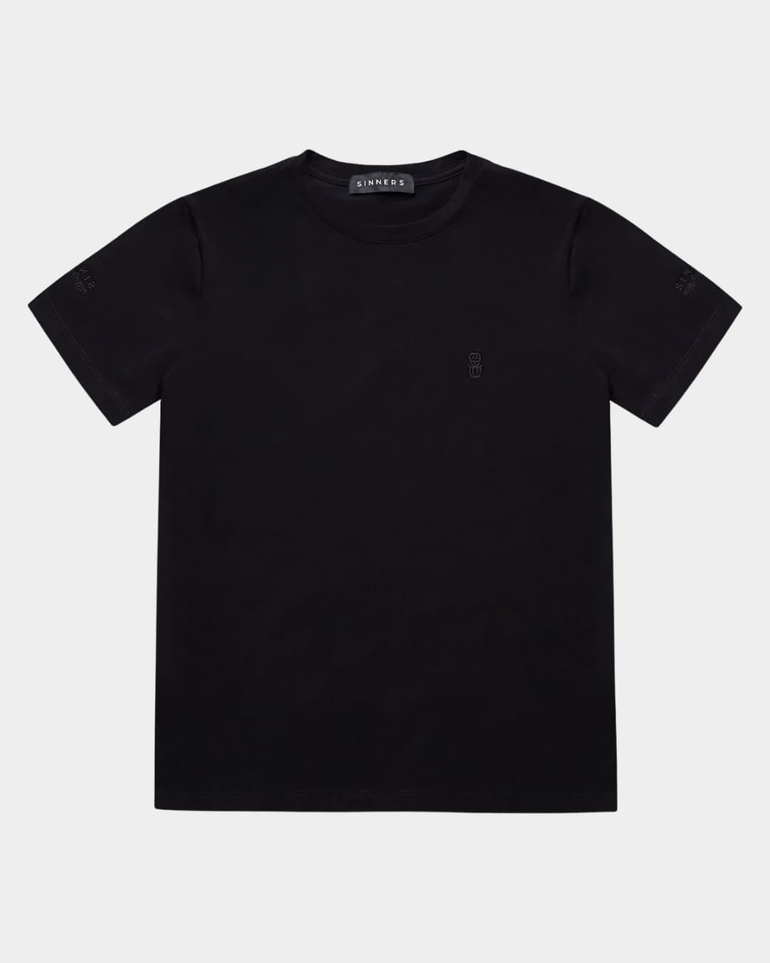 MONOGRAM SLIM BLACK T-SHIRT - imagen 1