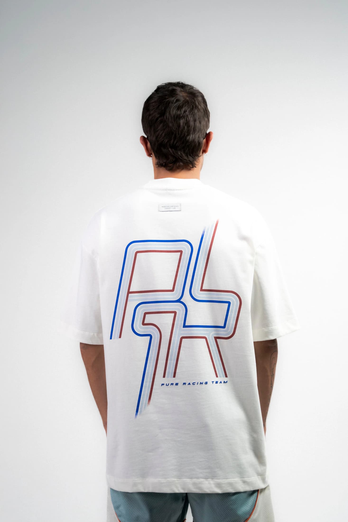 Overdrive Ivory Racing Lines T-Shirt - imagen 3