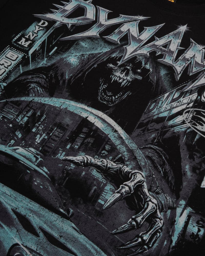 Camiseta Negra Oversize Fearless - imagen 6