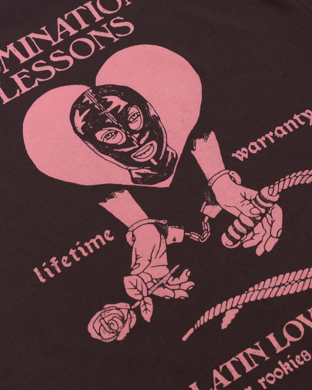 CAMISETA DOMINATION LESSONS CHOCOLATE OVERSIZED - imagen 4