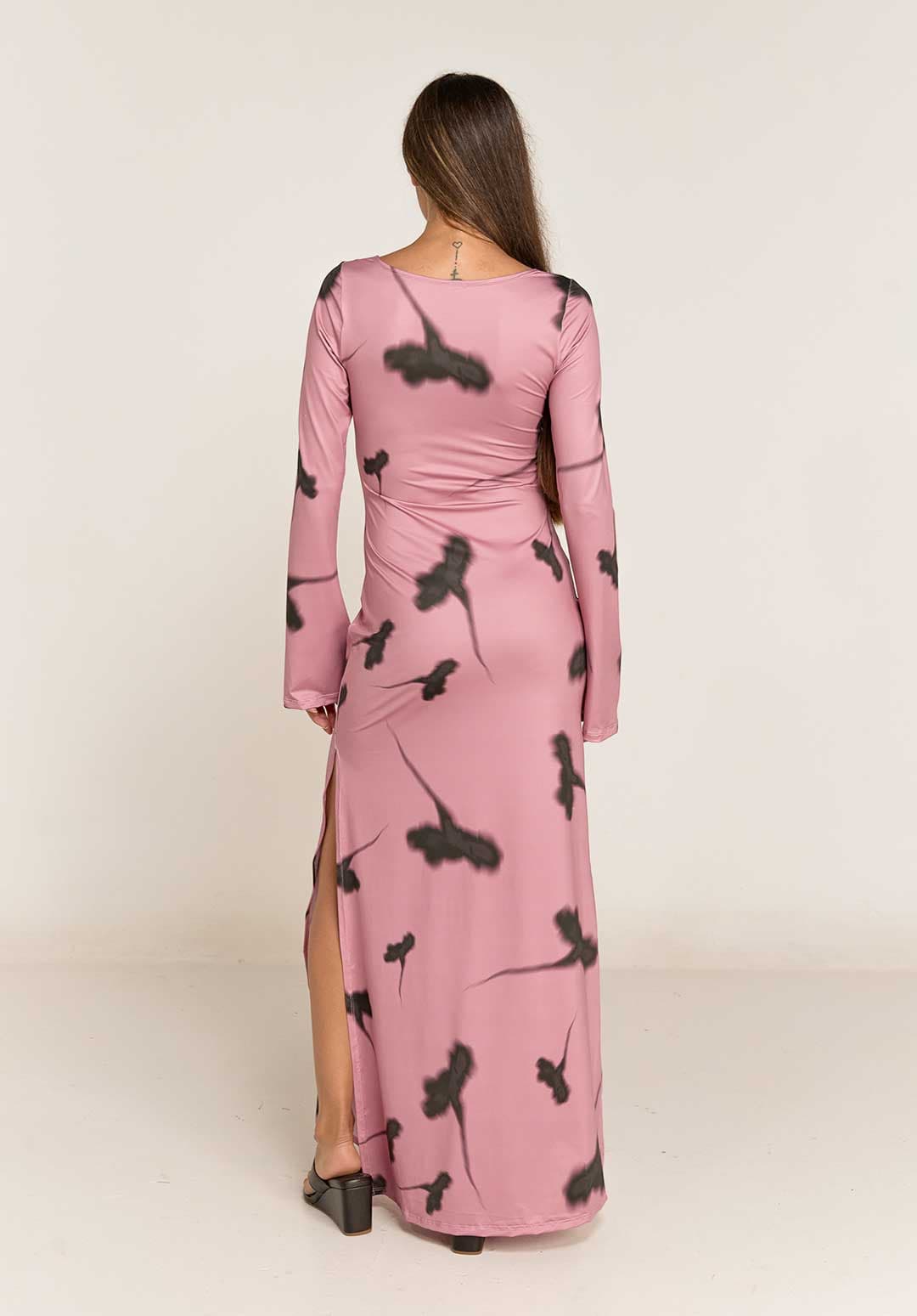 Vestido Rosalia rosa - imagen 4