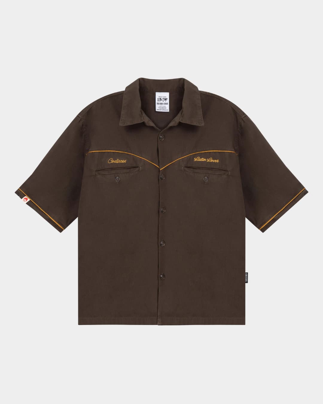 CAMISA CODISCOS Y LATIN LOVER CHOCOLATE - imagen 1