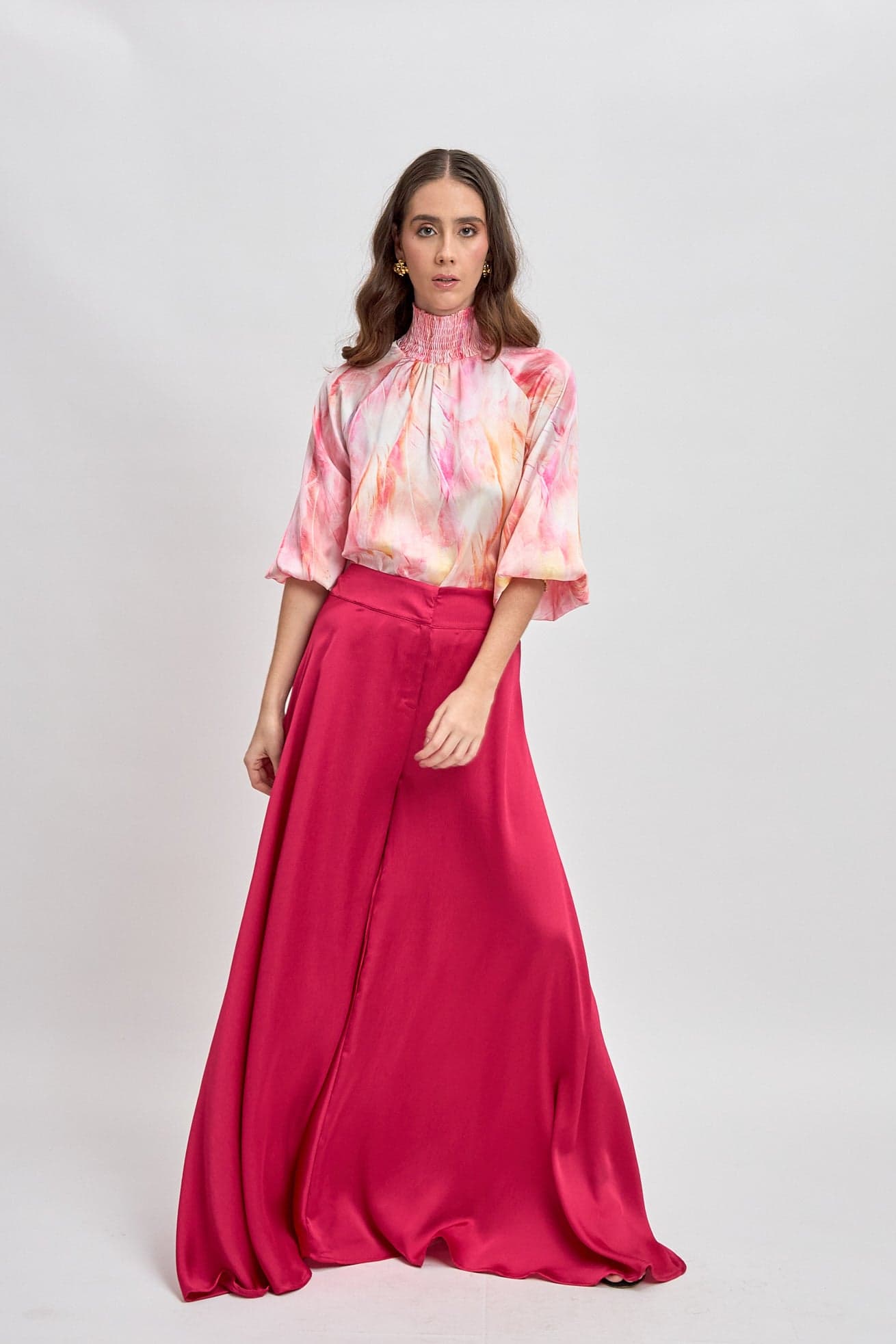 Blusa Brestel Plumas Salmon - imagen 6
