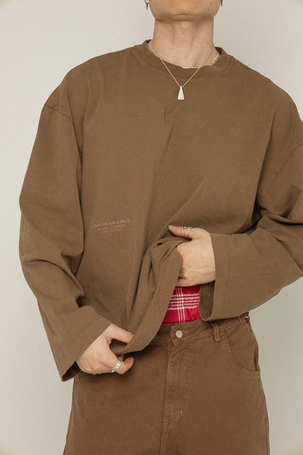 Buzo Unspeakable Long Sleeve-Marrón - imagen 2