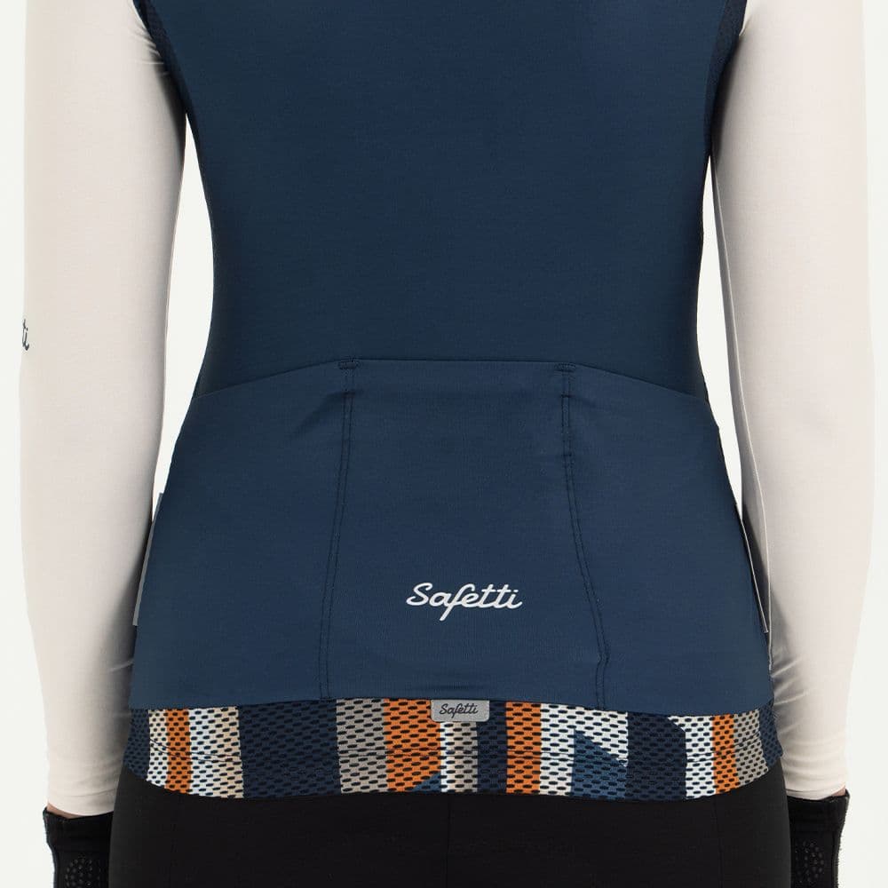 CAMISA CICLISMO MANGA LARGA IVORY BLUE PARA MUJER - imagen 3