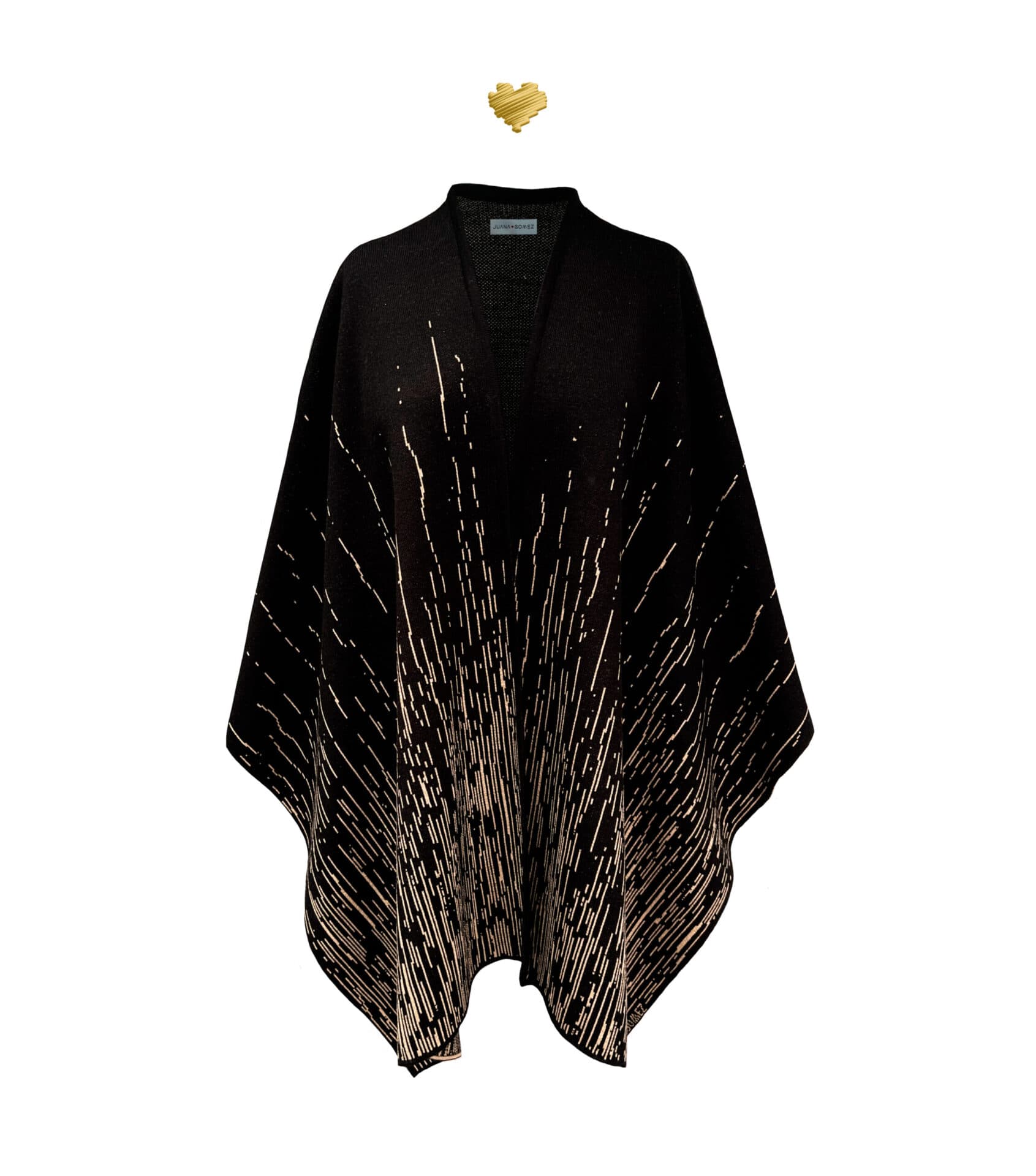 Poncho Sol Negro