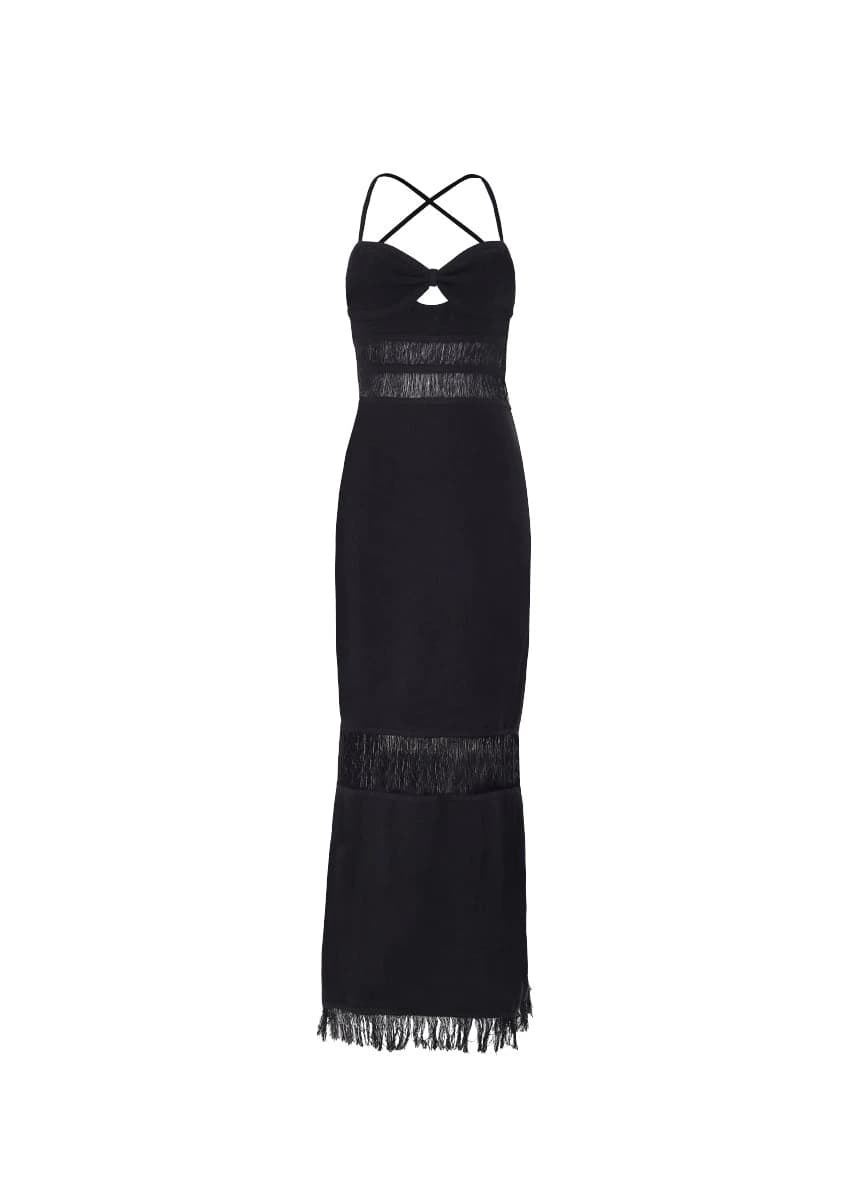 BLACK SHELLS GRETA DRESS      9690 - imagen 2