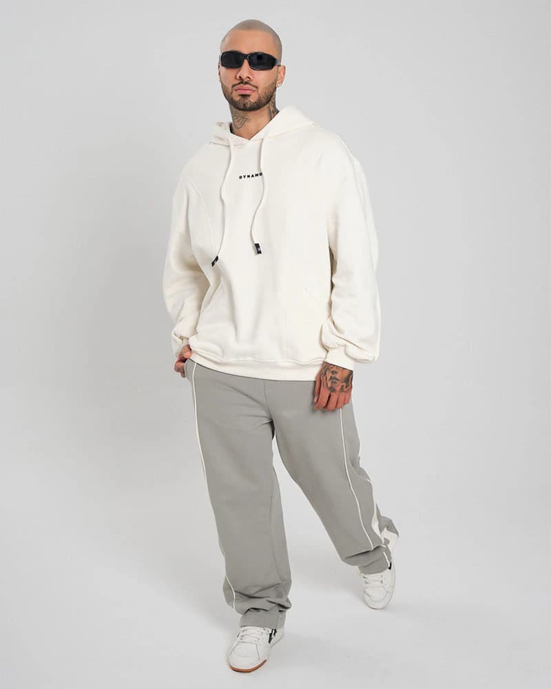 Hoodie Oversize Off White - imagen 7