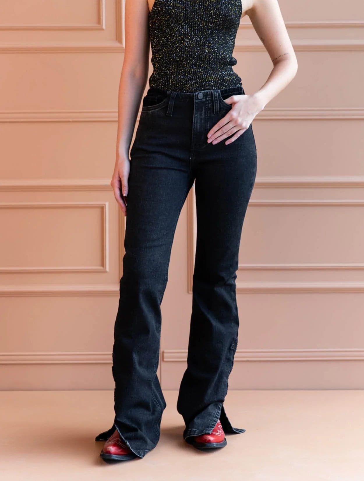 JEAN DENIM VELVET LEIA - imagen 2