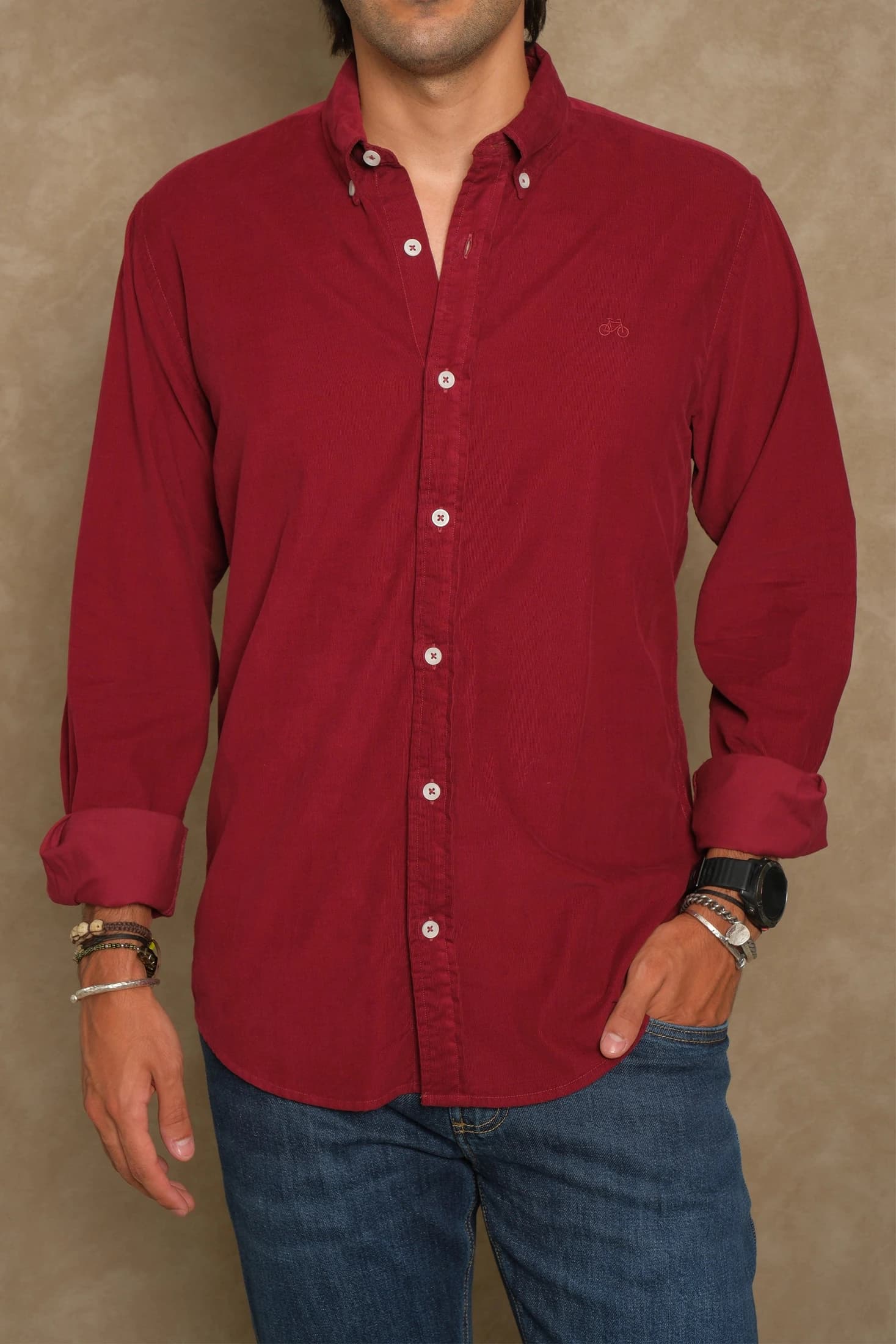 CAMISA PANA WINE