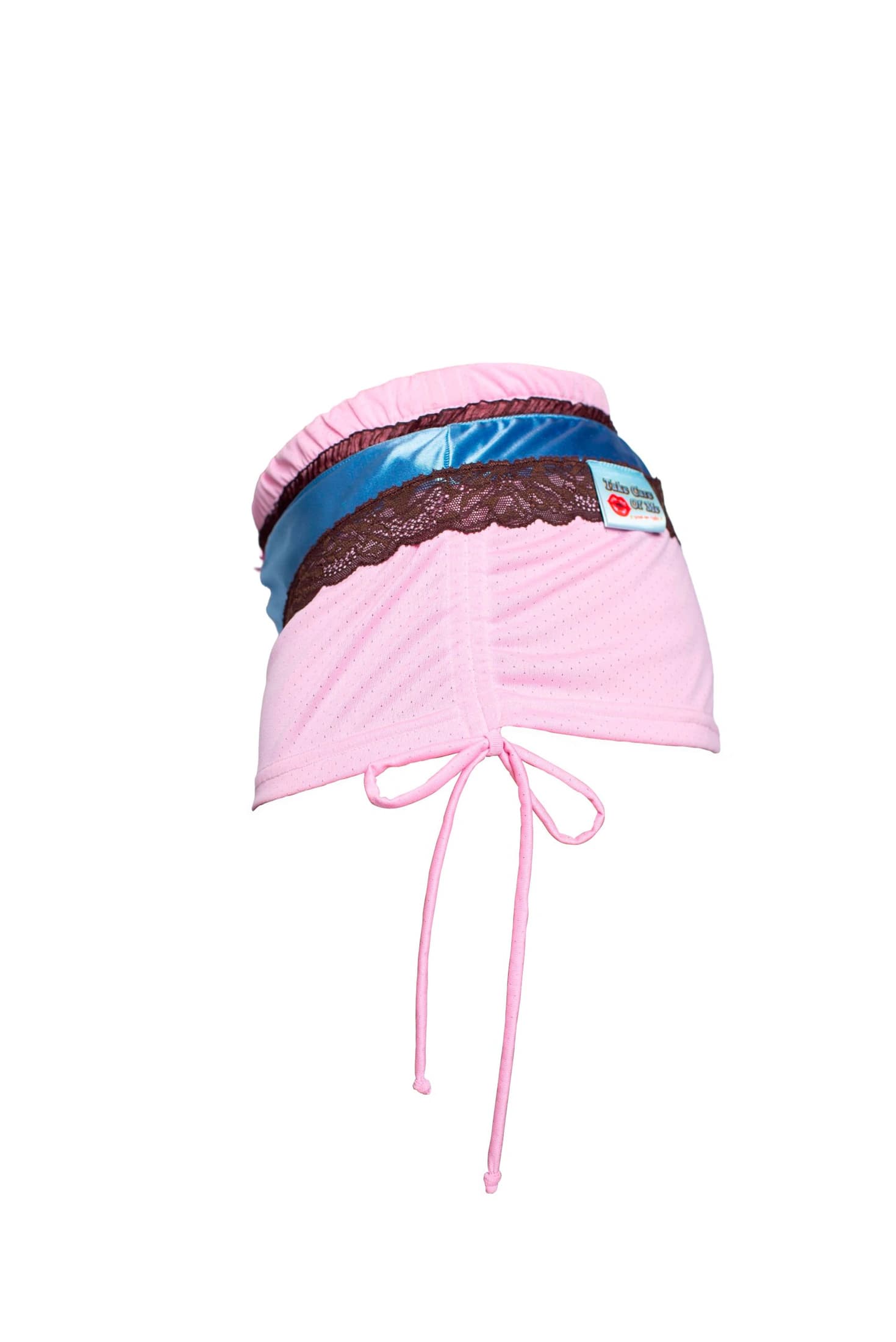 “Yummy” Pink & Baby Blue Shorts - imagen 3