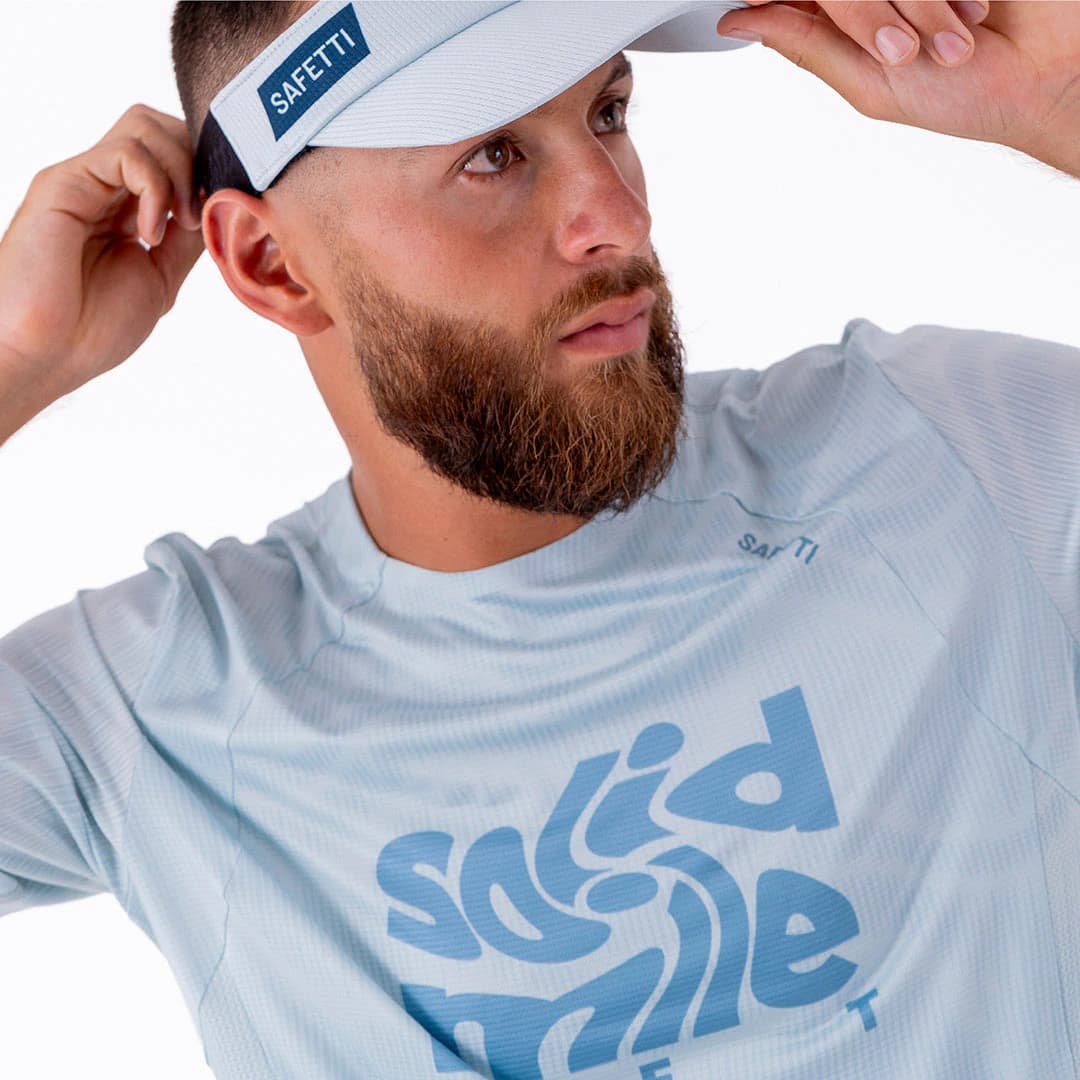 CAMISETA RUNNING MANGA CORTA PRO 405 AZUL CLARO PARA HOMBRE - imagen 6