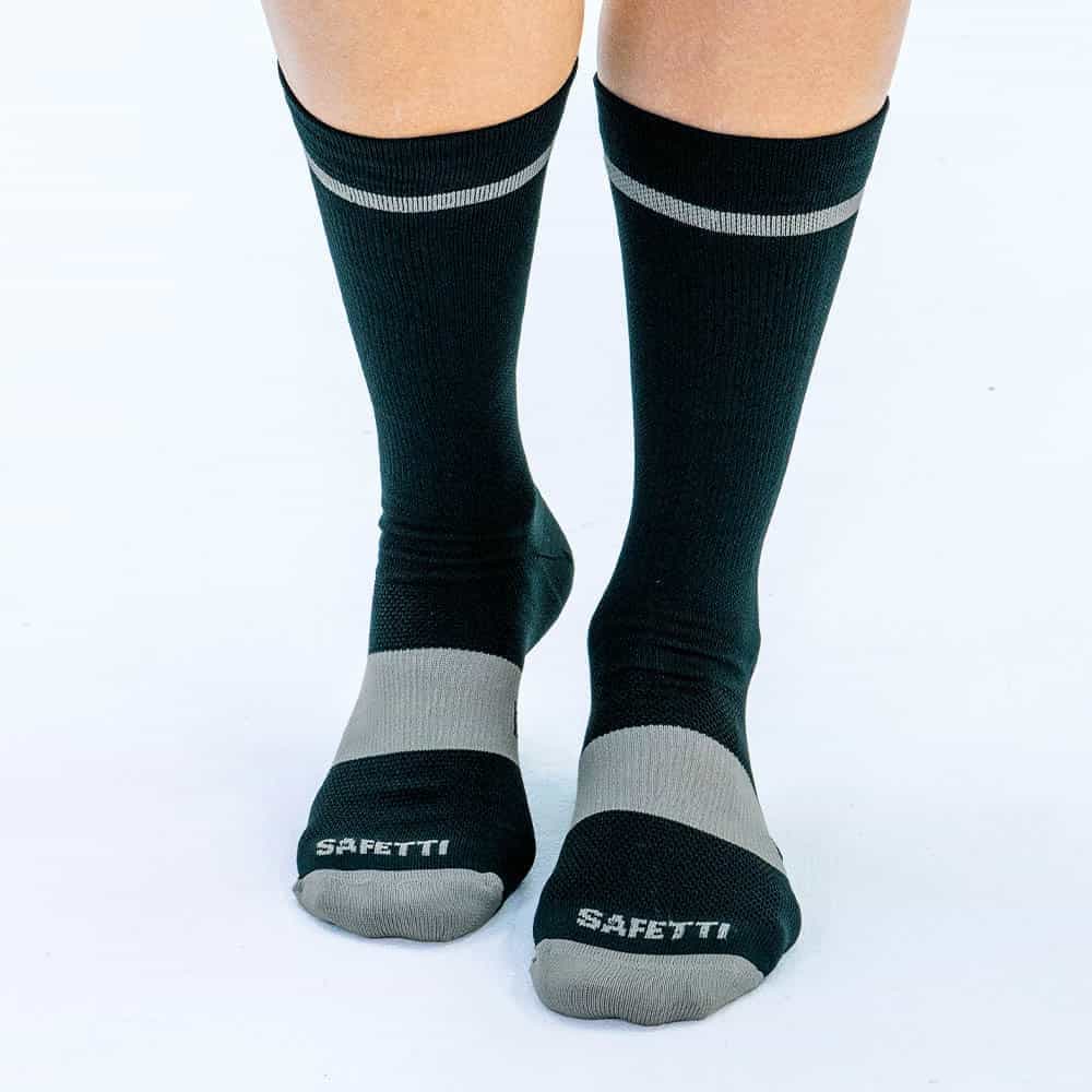 MEDIAS CICLISMO  VENTI 8" DARK GREEN UNISEX - imagen 1