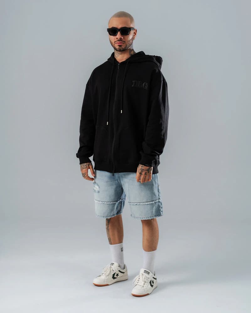 Hoodie Negro Oversize DRK - imagen 5