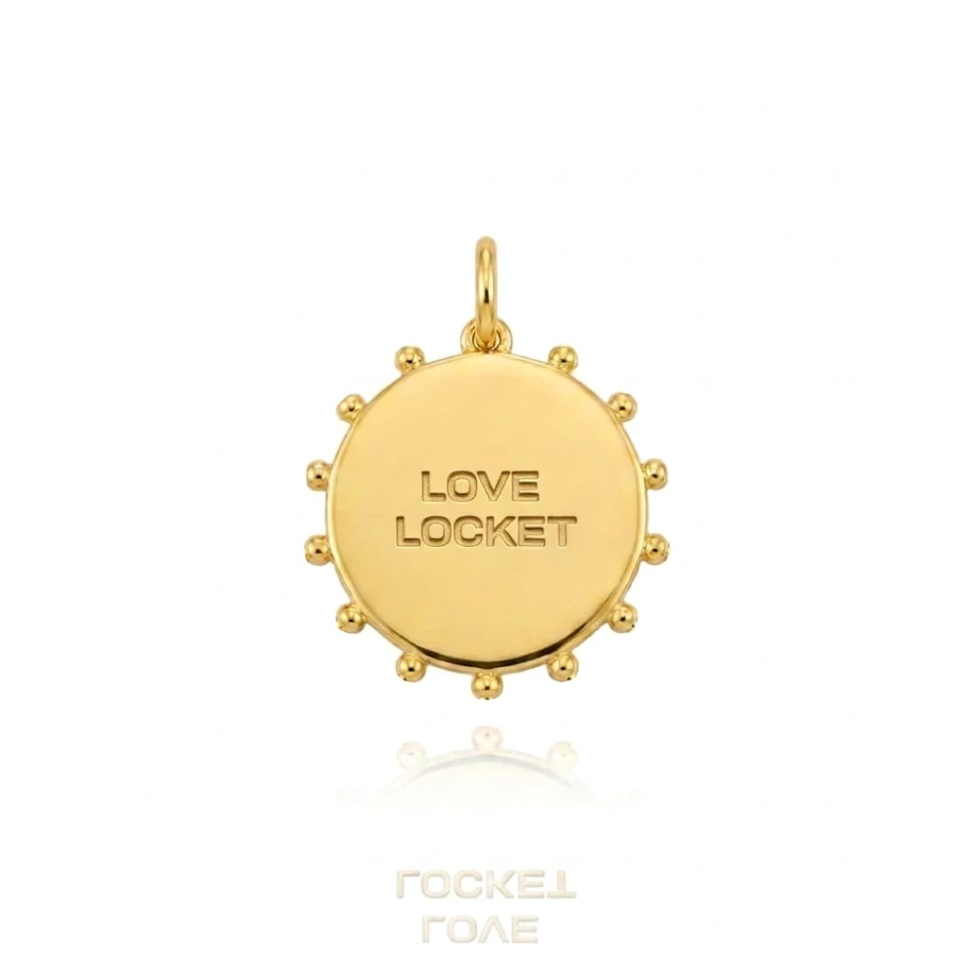 MEDALLÓN PERSONALIZADO LOVE LOCKET - imagen 1
