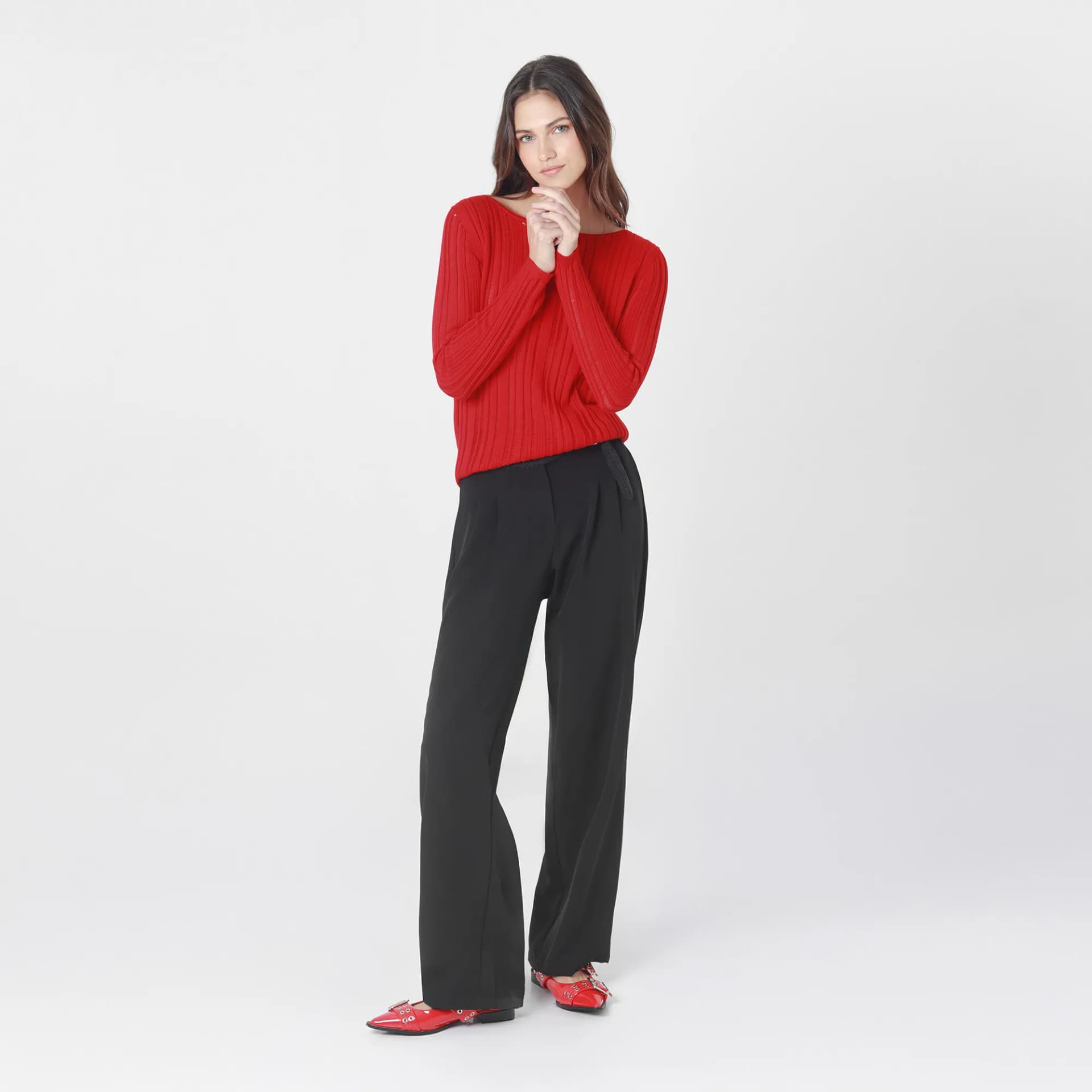 Sweater Cuello Redondo Manga Larga - imagen 3