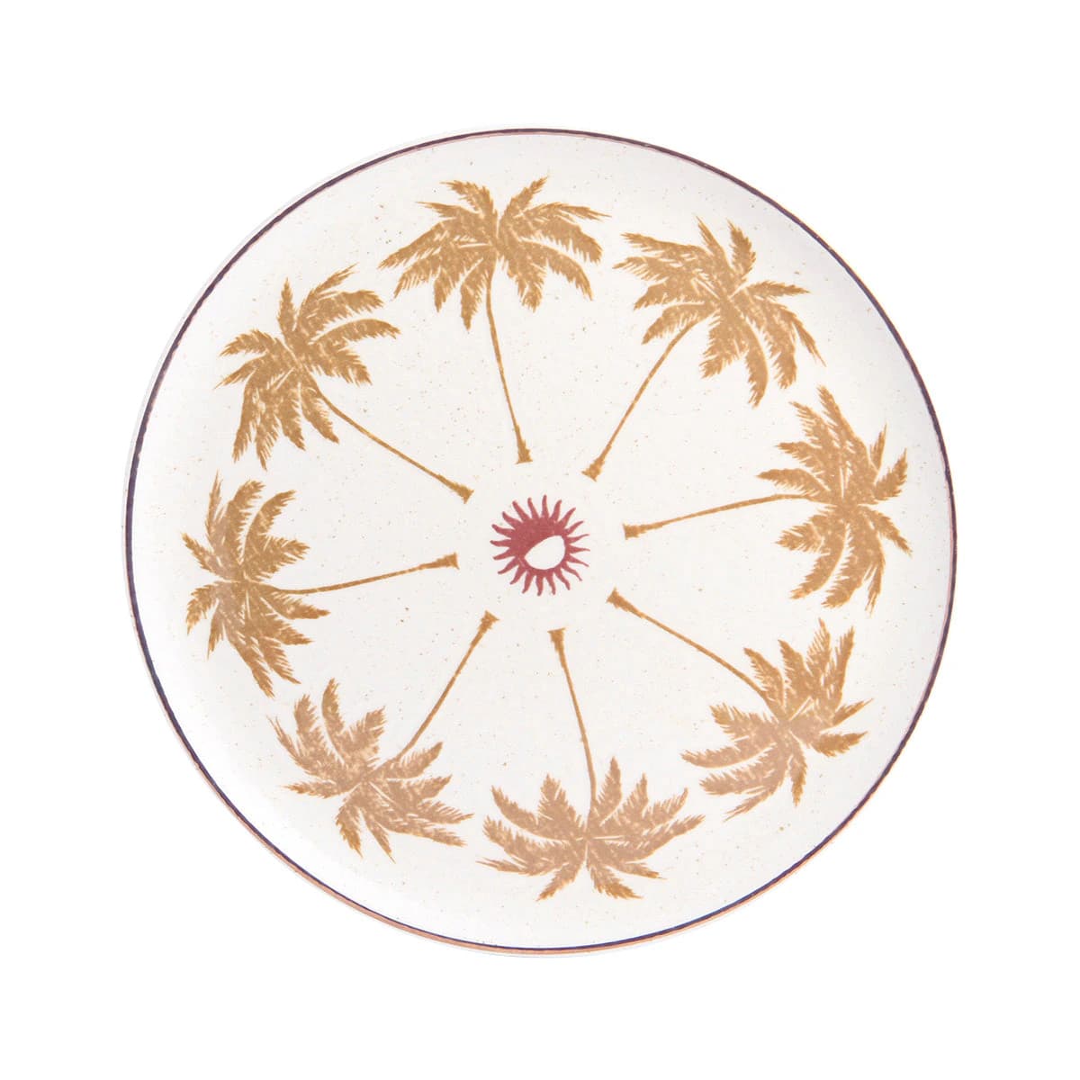 Plato Pando 27.7cm Blanco Corona x Malai - imagen 1
