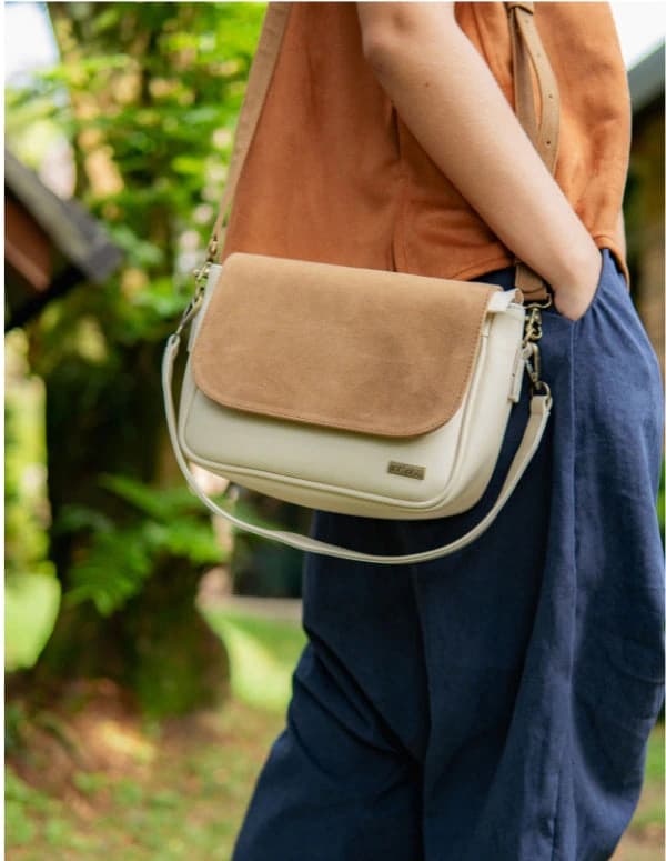 BOLSO MIDI BEIGE / LATTE