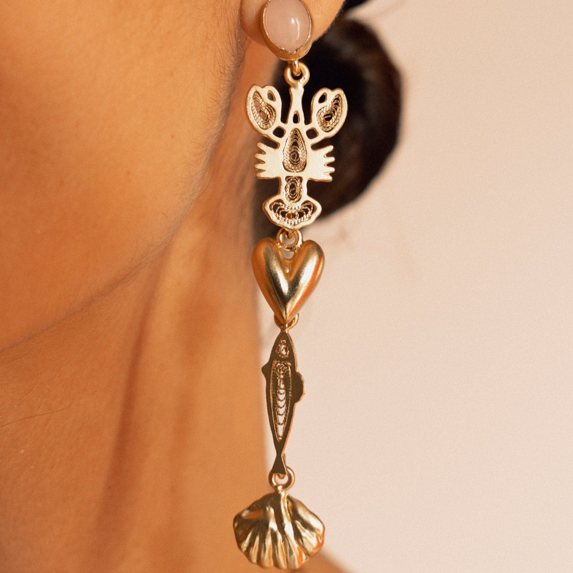 Aretes Sirelia Oro - imagen 2