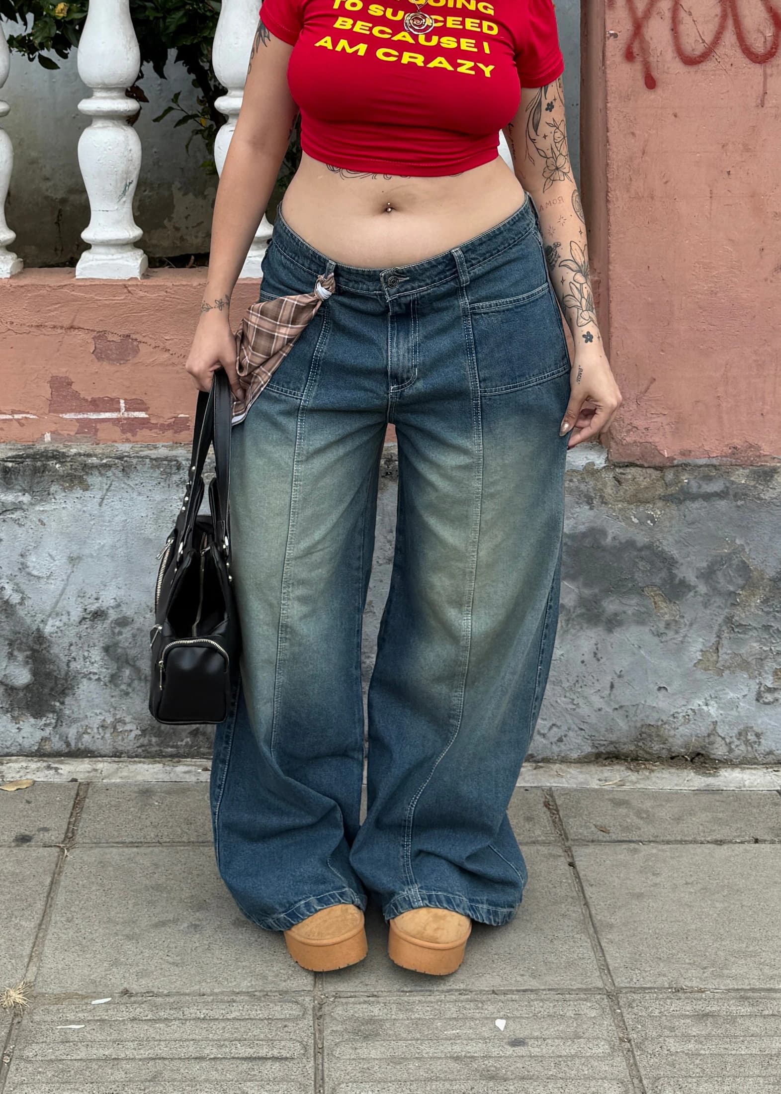 WASHED BLUE LOW RISE - imagen 4