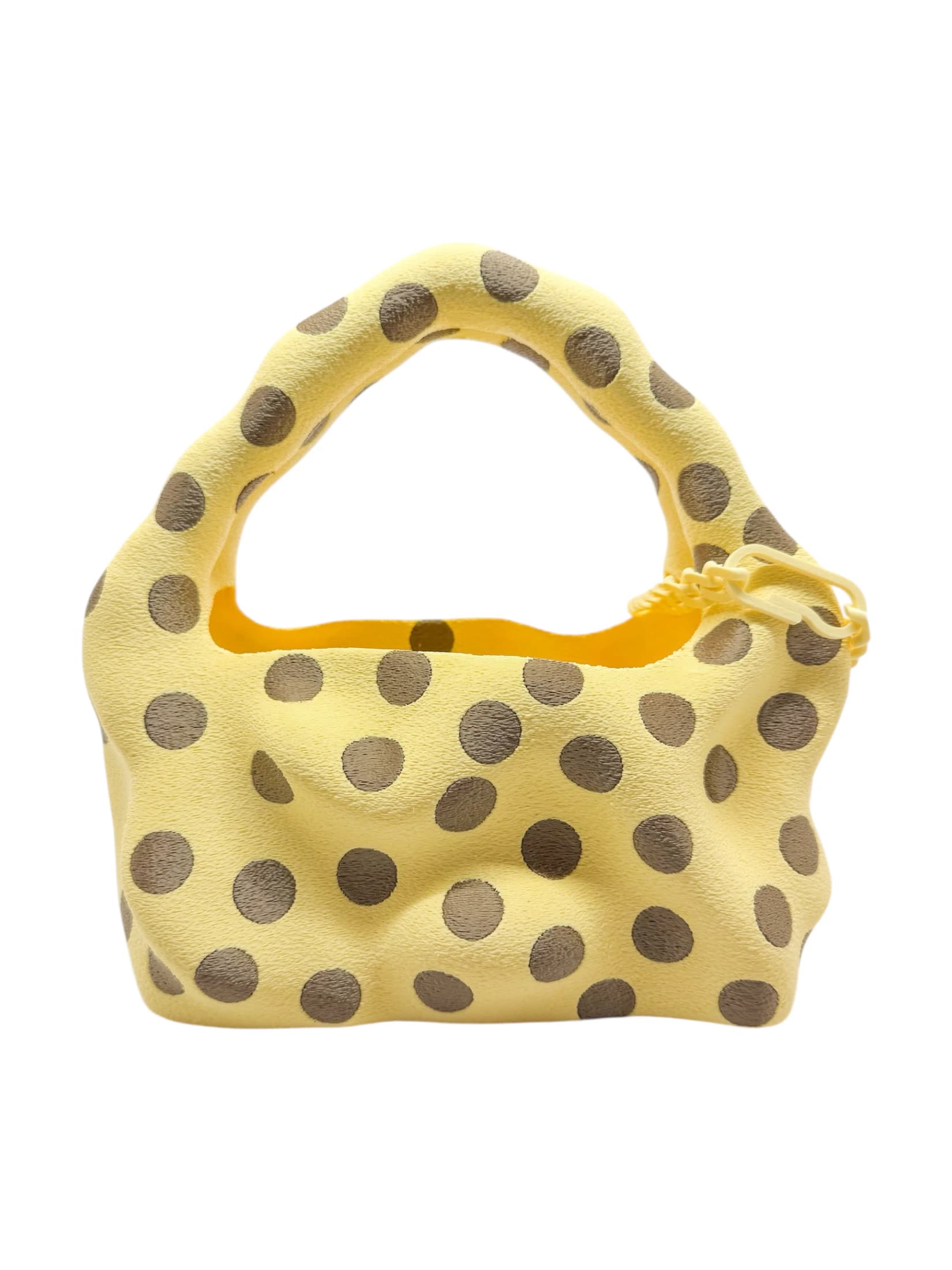 bolso grande cosmic water polka dots butter yellow - imagen 3