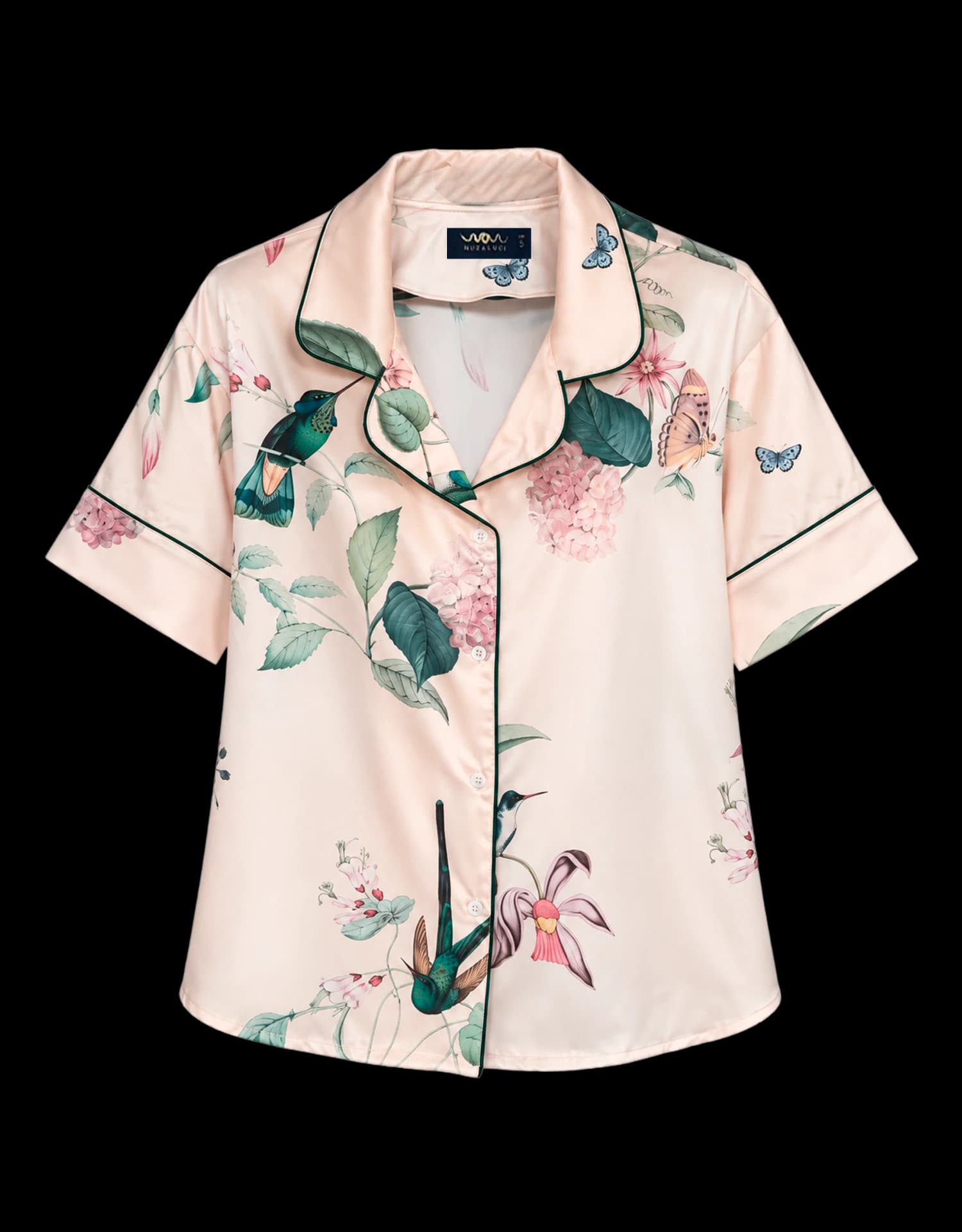 Pijama Corta - Ivory Hummingbird - imagen 1