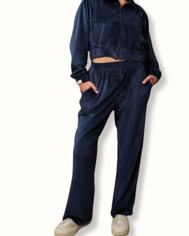 Pant Terciopelo - Azul Navy