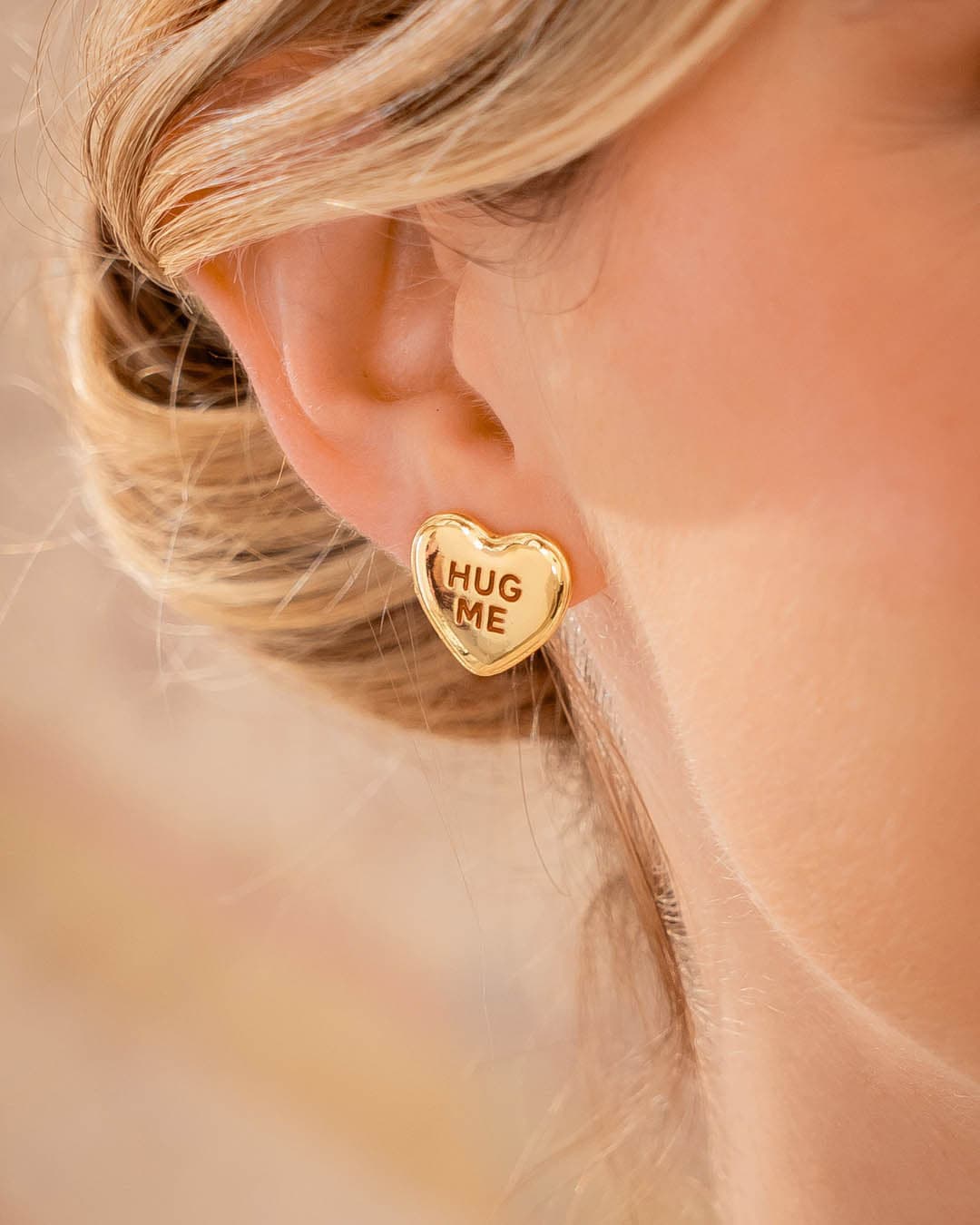 Aretes Corazón HUG ME - imagen 1