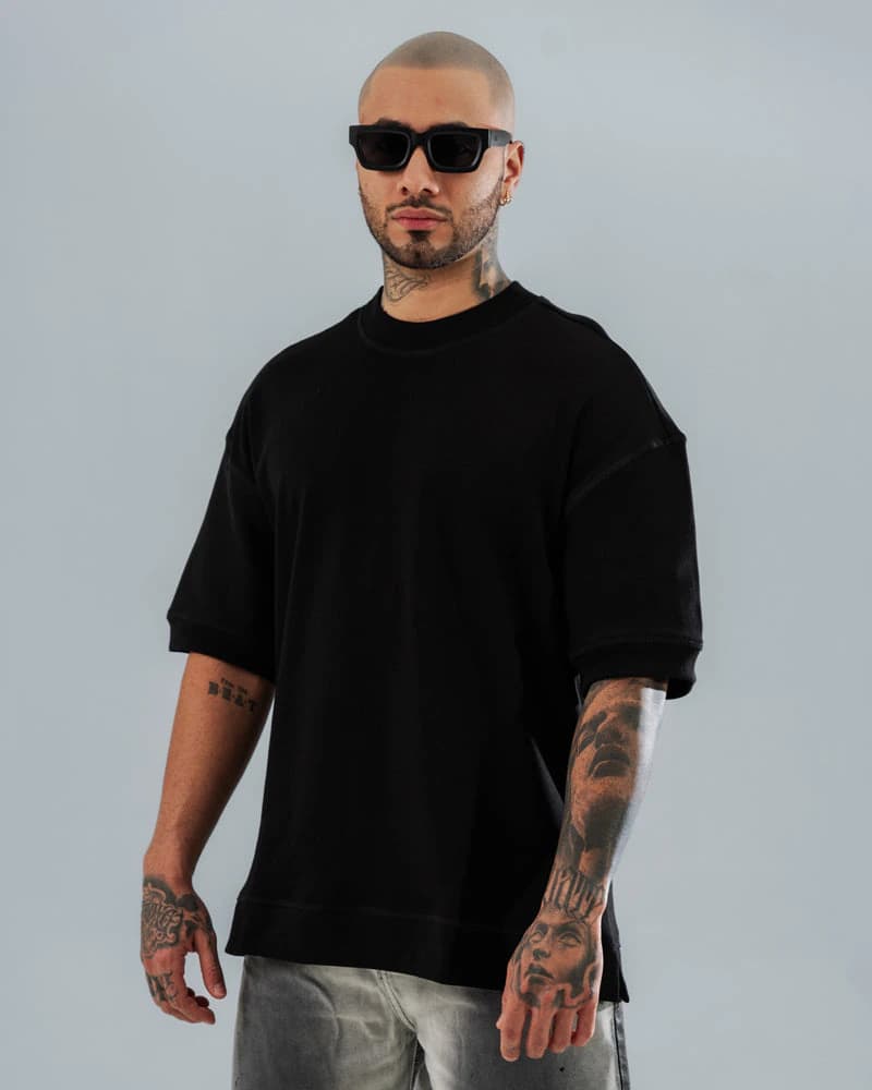 Duo Pack Camisetas Básicas Oversize Neutro - Premium 300G - imagen 2