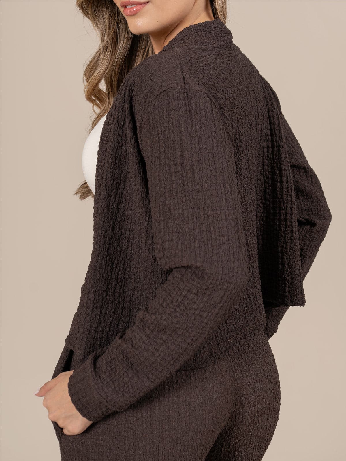 Chaqueta Star Leyva Cafe Oscuro - imagen 4