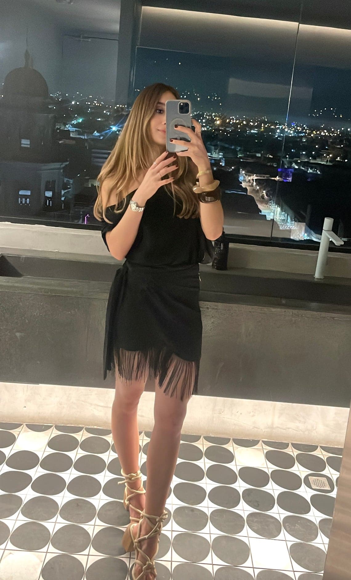 Falda Fluir - Negro