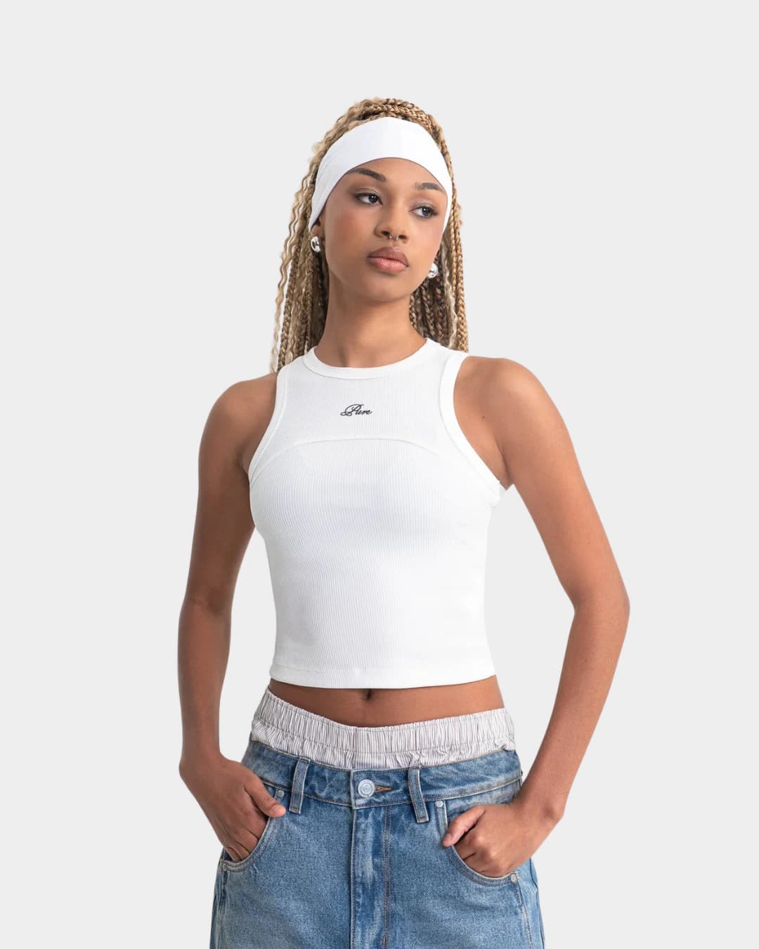 RUSTIC WHITE TANK TOP - imagen 4