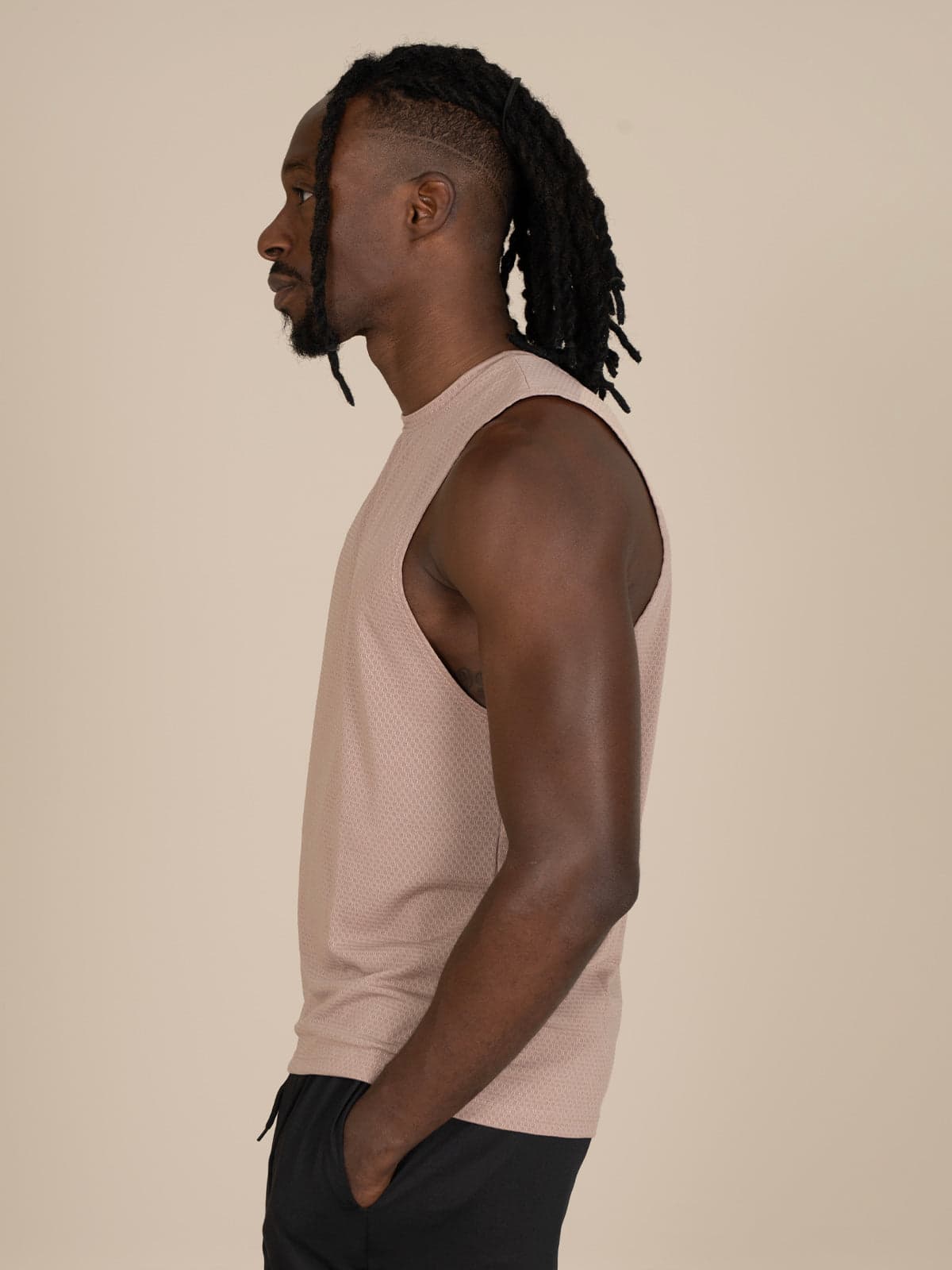 camisilla unisex panal cafe claro - imagen 3
