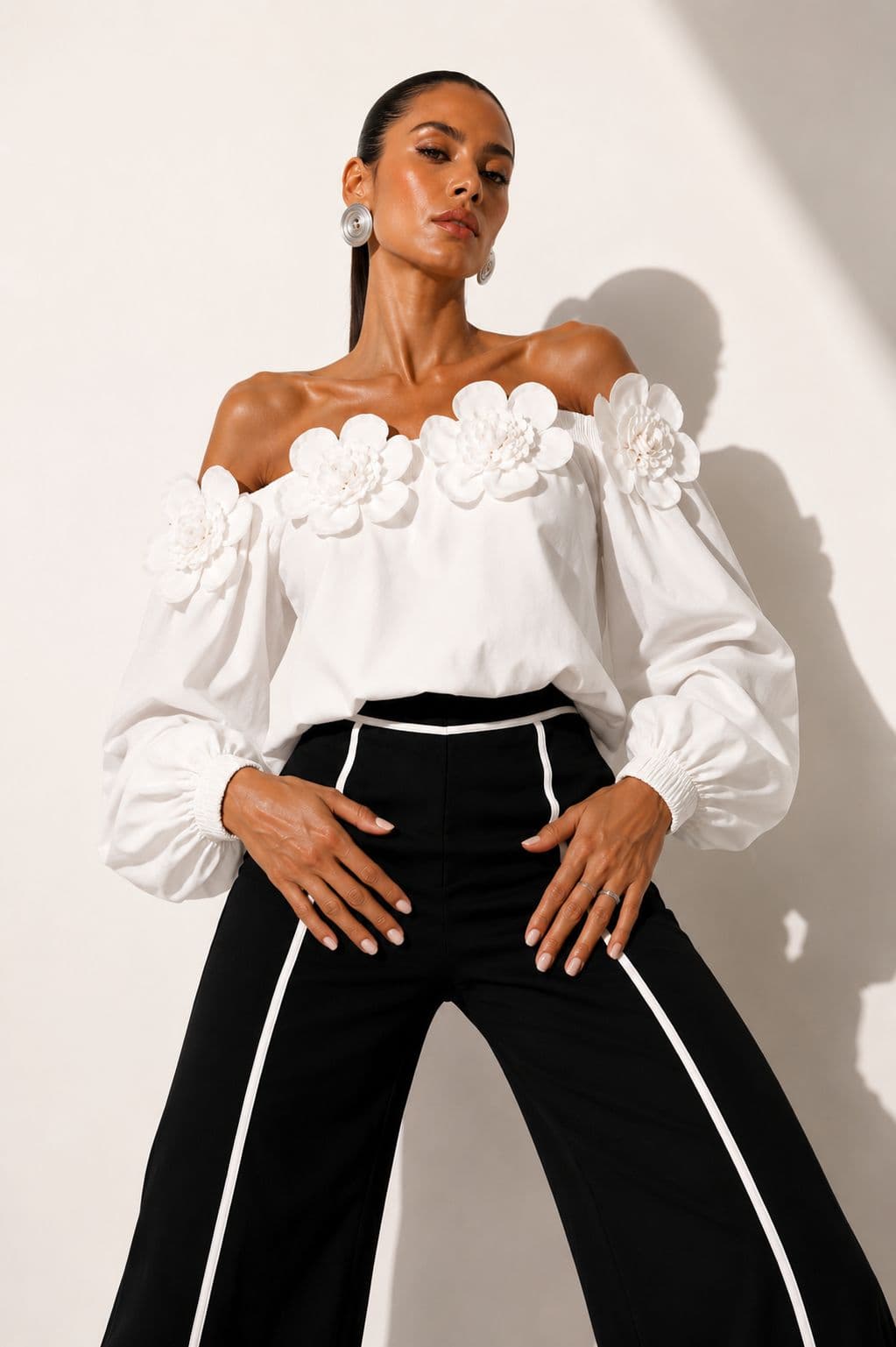 Blusa Magnoleah blanca - imagen 2
