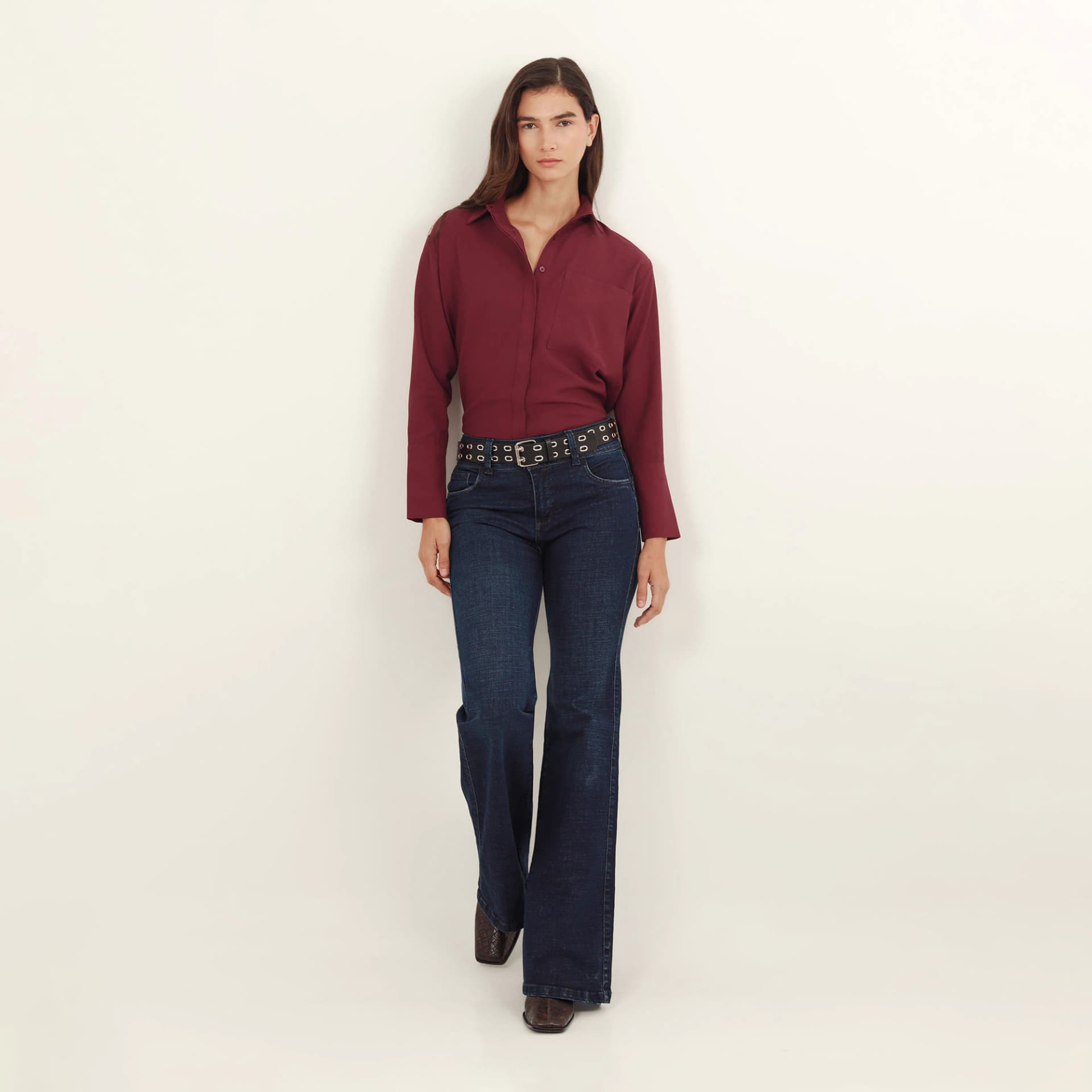 Jean wonder bota ancha - imagen 1