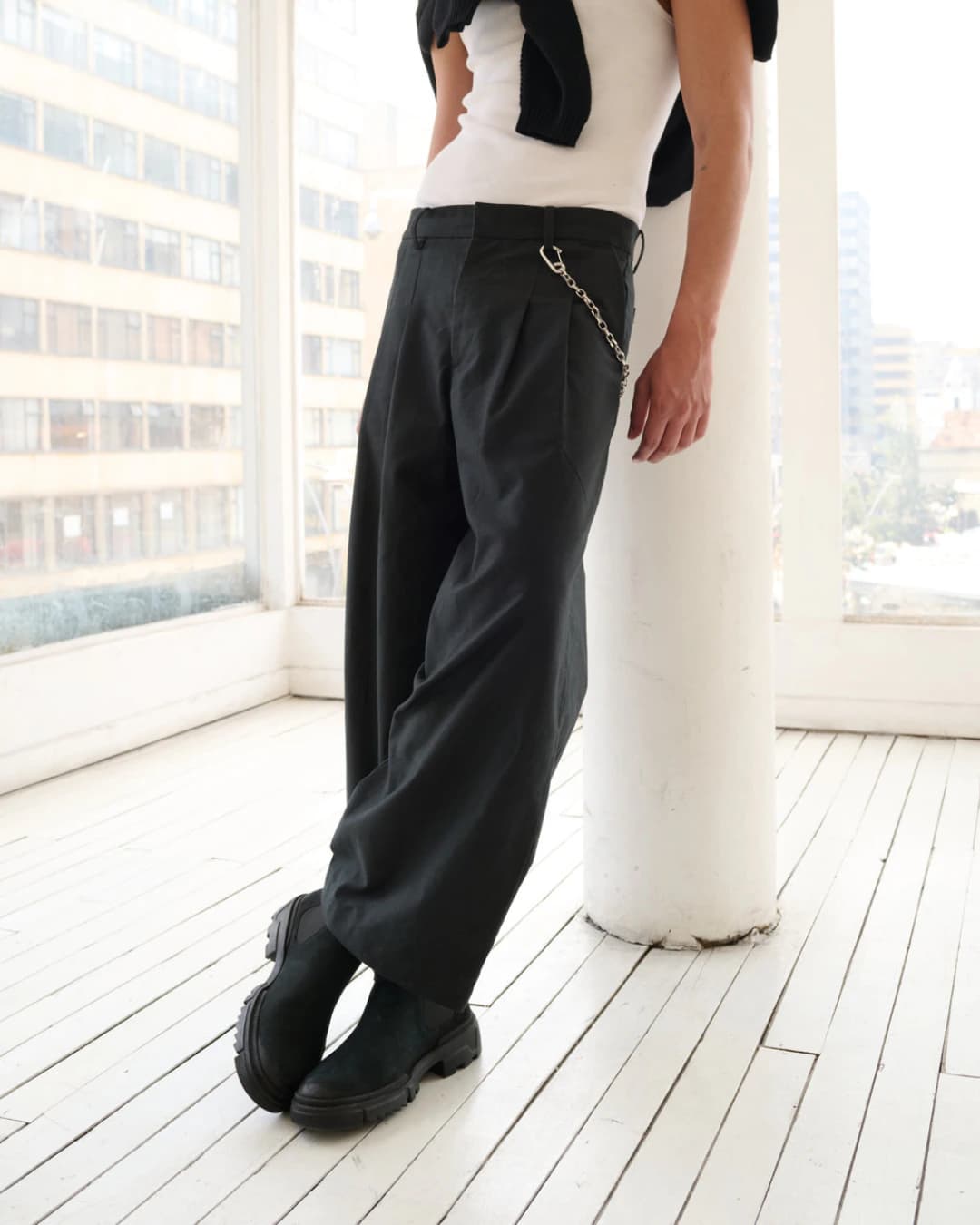 BLACK VIENA PANT - imagen 2
