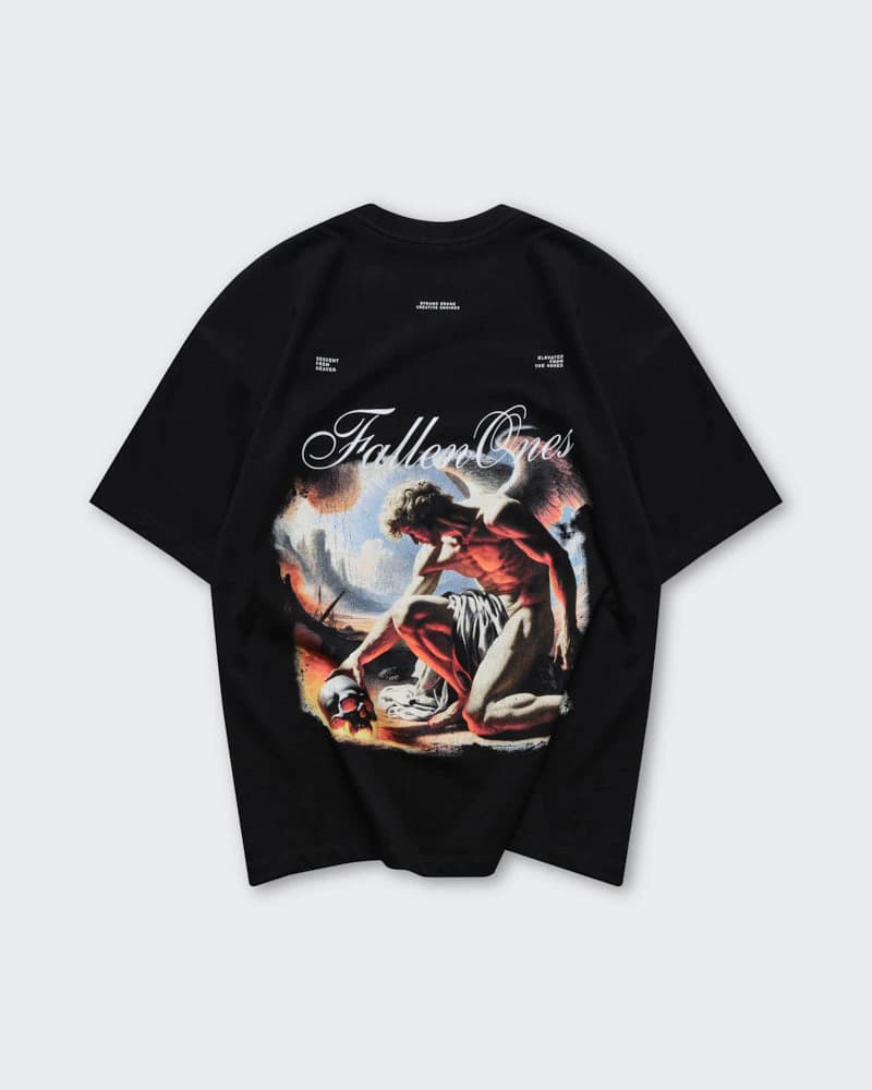 Camiseta Negra Oversize Lost Grace - imagen 3