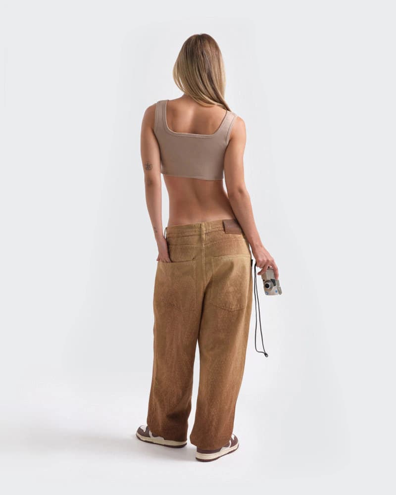 Crop Top Básico Nude - imagen 4